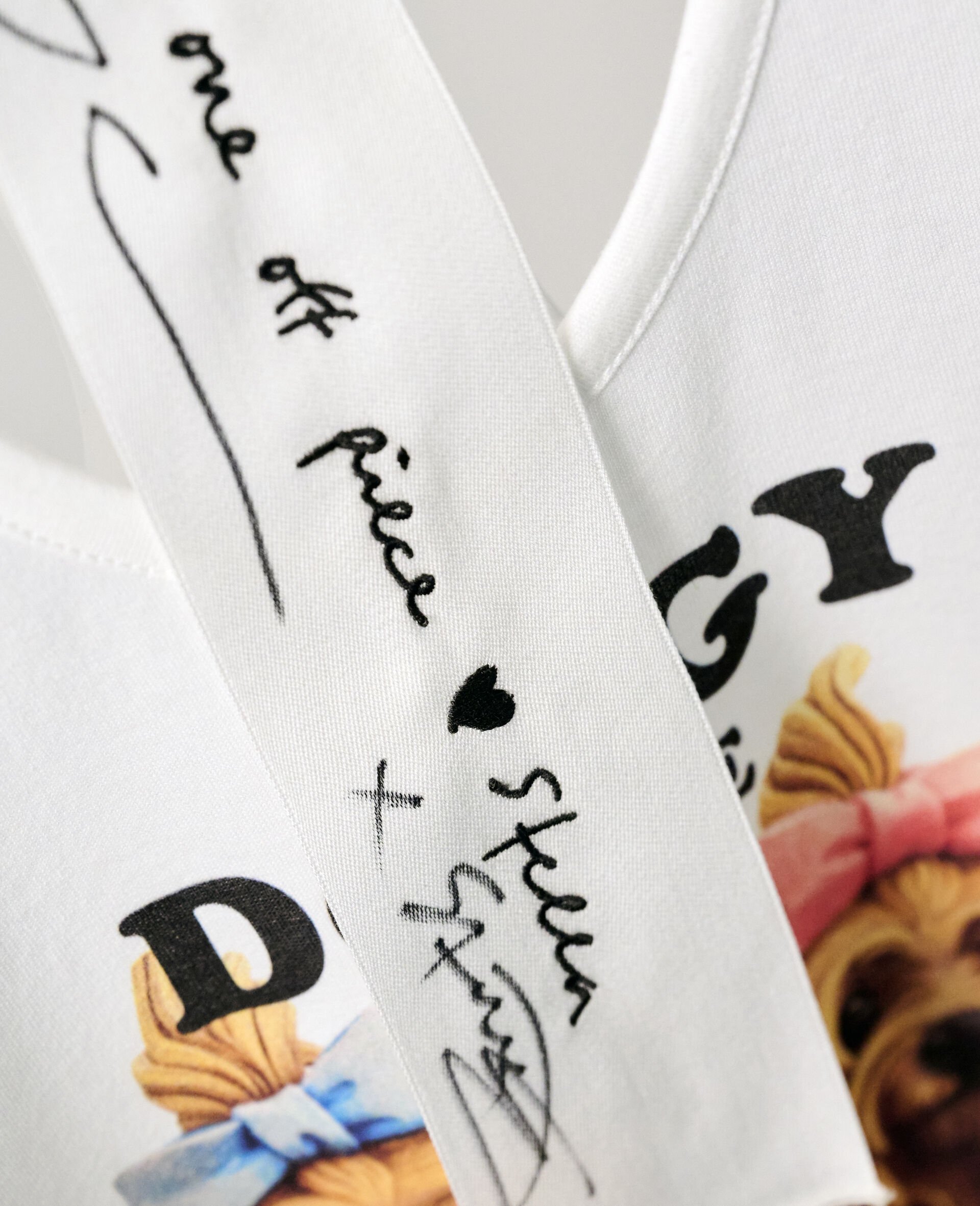 Signed&nbsp;Jeff Koons Doggy Style T-Shirt-White-large image number 3