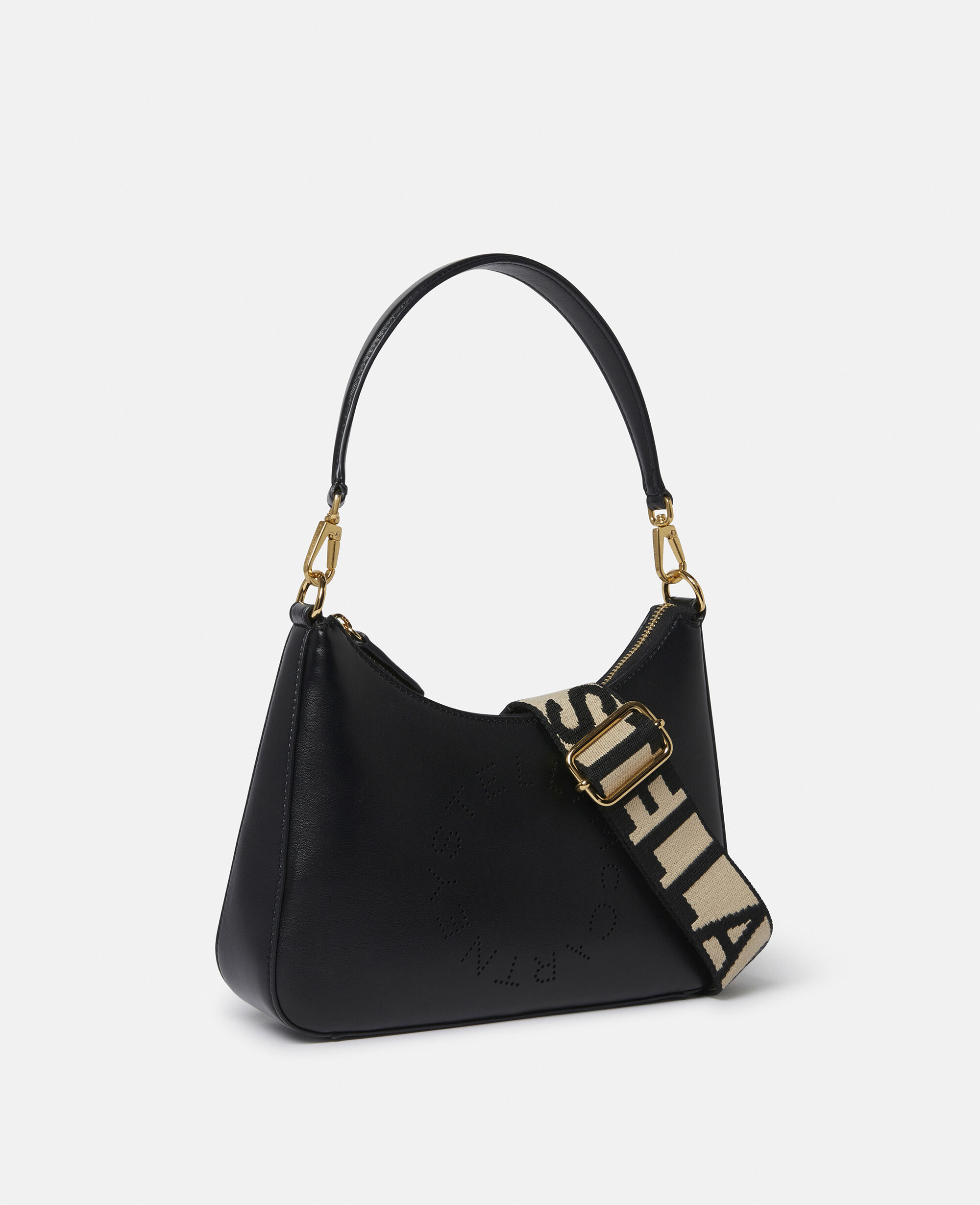 Stella mccartney perforated logo shoulder bag outlet