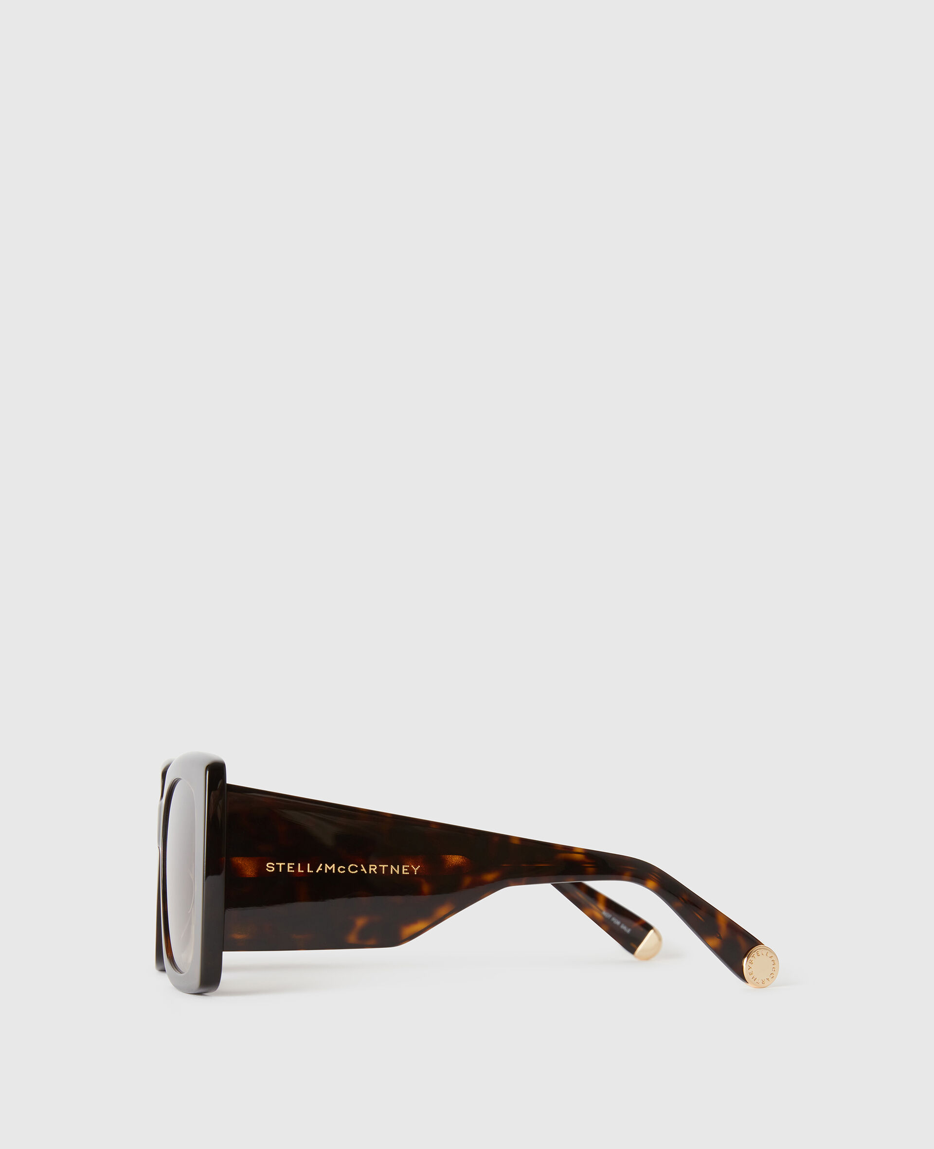 Oversized Square Gradient Sunglasses-Brown-medium Oversized Square Gradient Sunglasses-Brown-medium