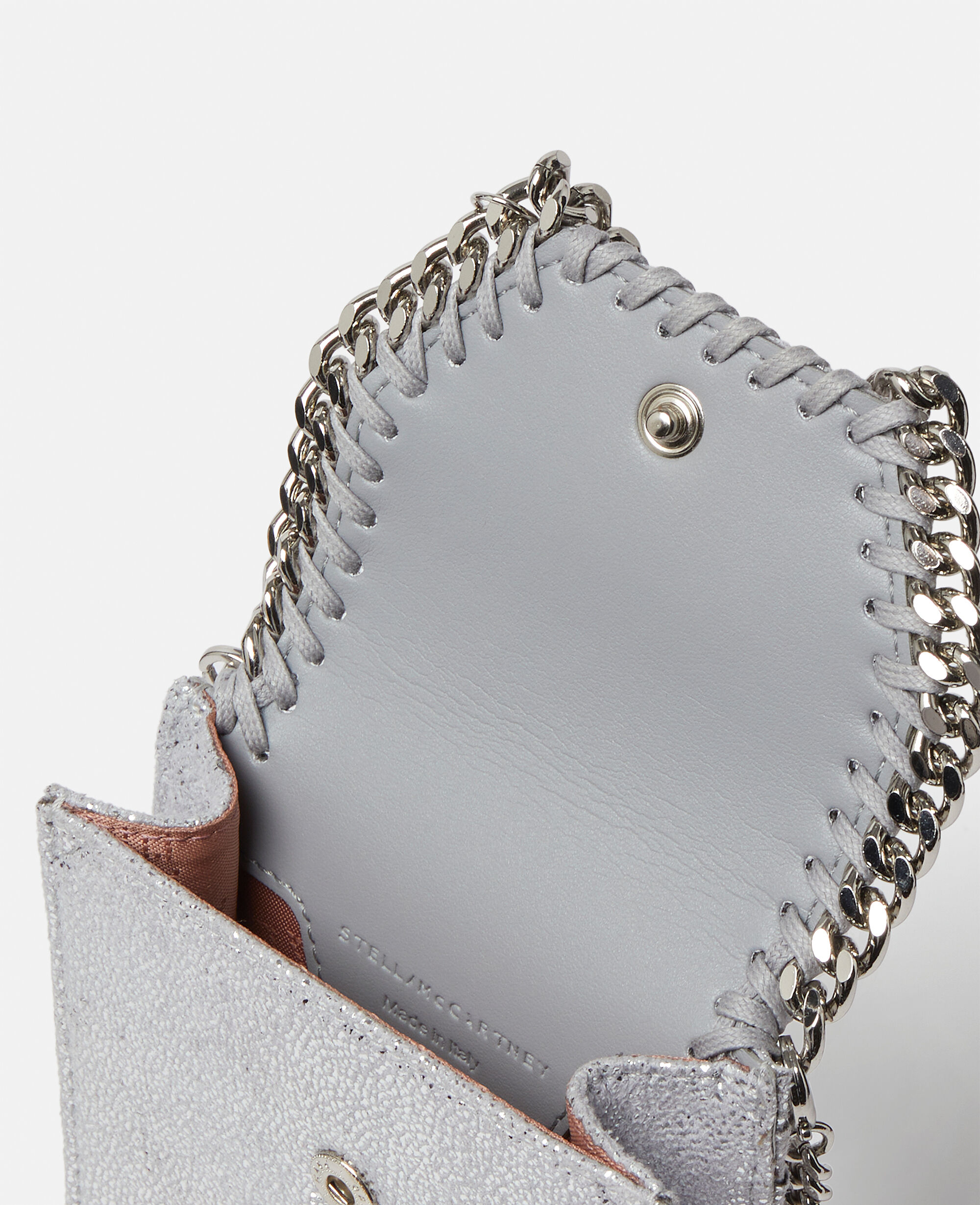 Women Silver Falabella Crossbody Phone Pouch Stella McCartney US
