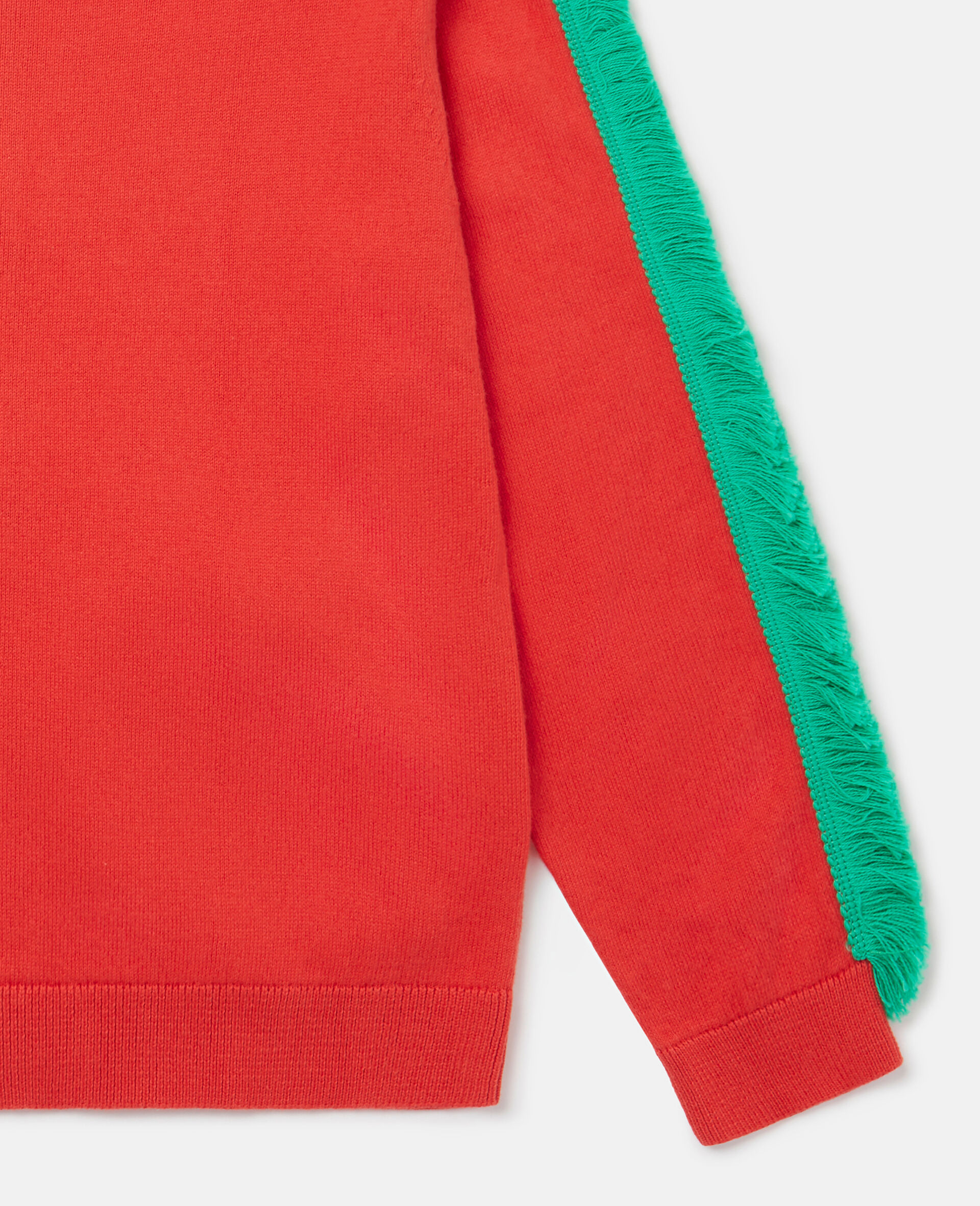 Fringed Heart Cardigan-Rouge-large image number 3