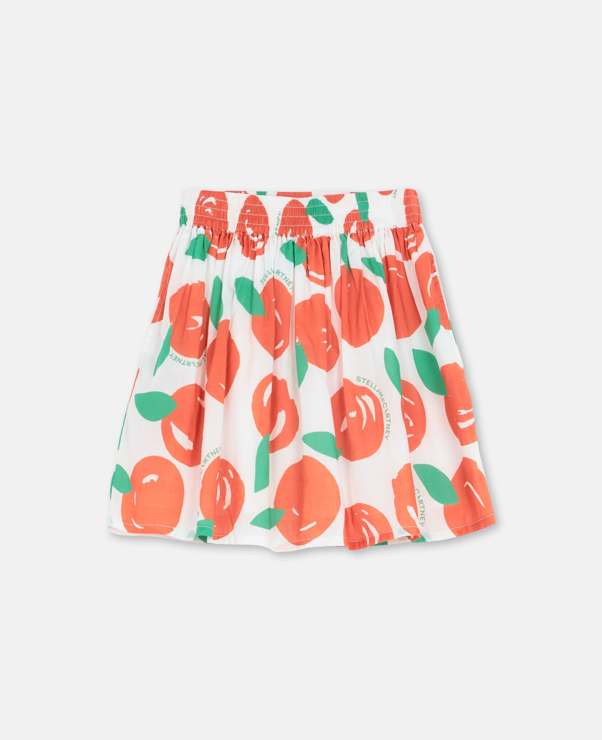 Clementine Cotton Skirt -Red-large