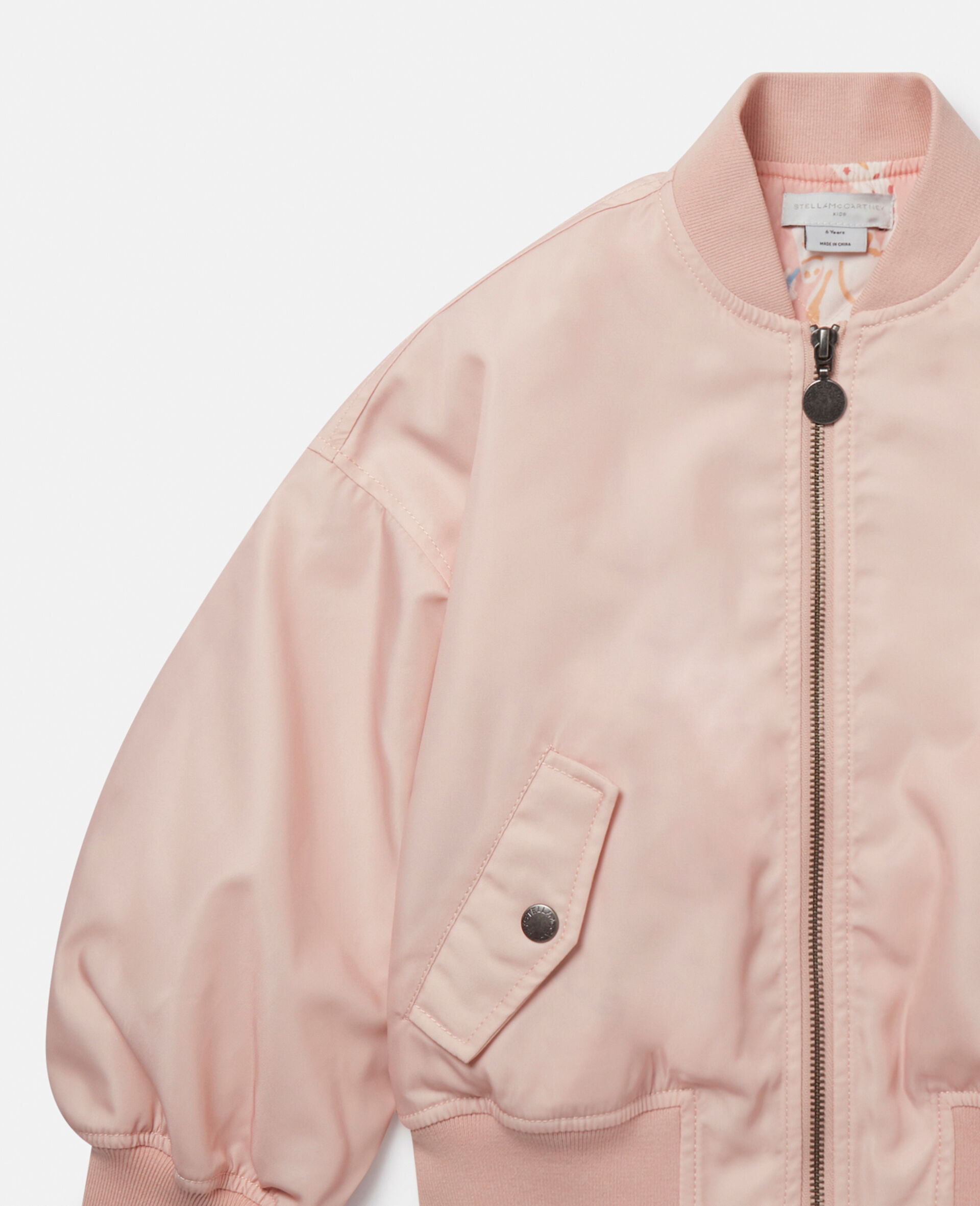 Classic Bomber Jacket-Pink-large Classic Bomber Jacket-Pink-large image number 1