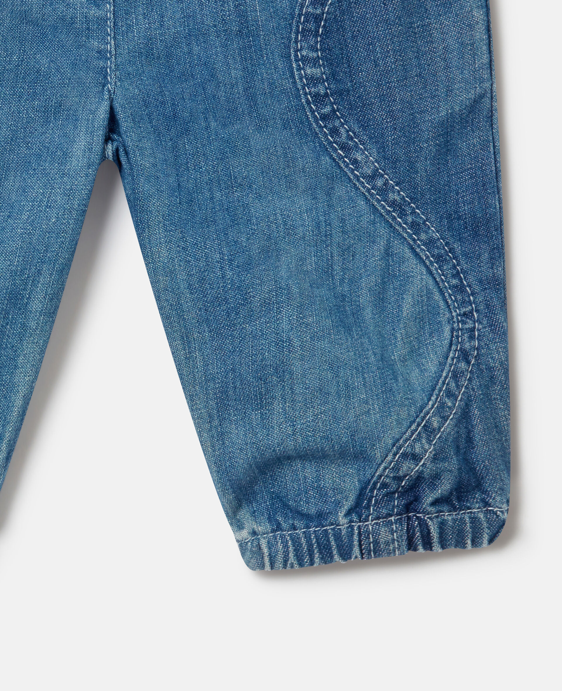 Elasticated Denim Joggers-Multicolour-large image number 3