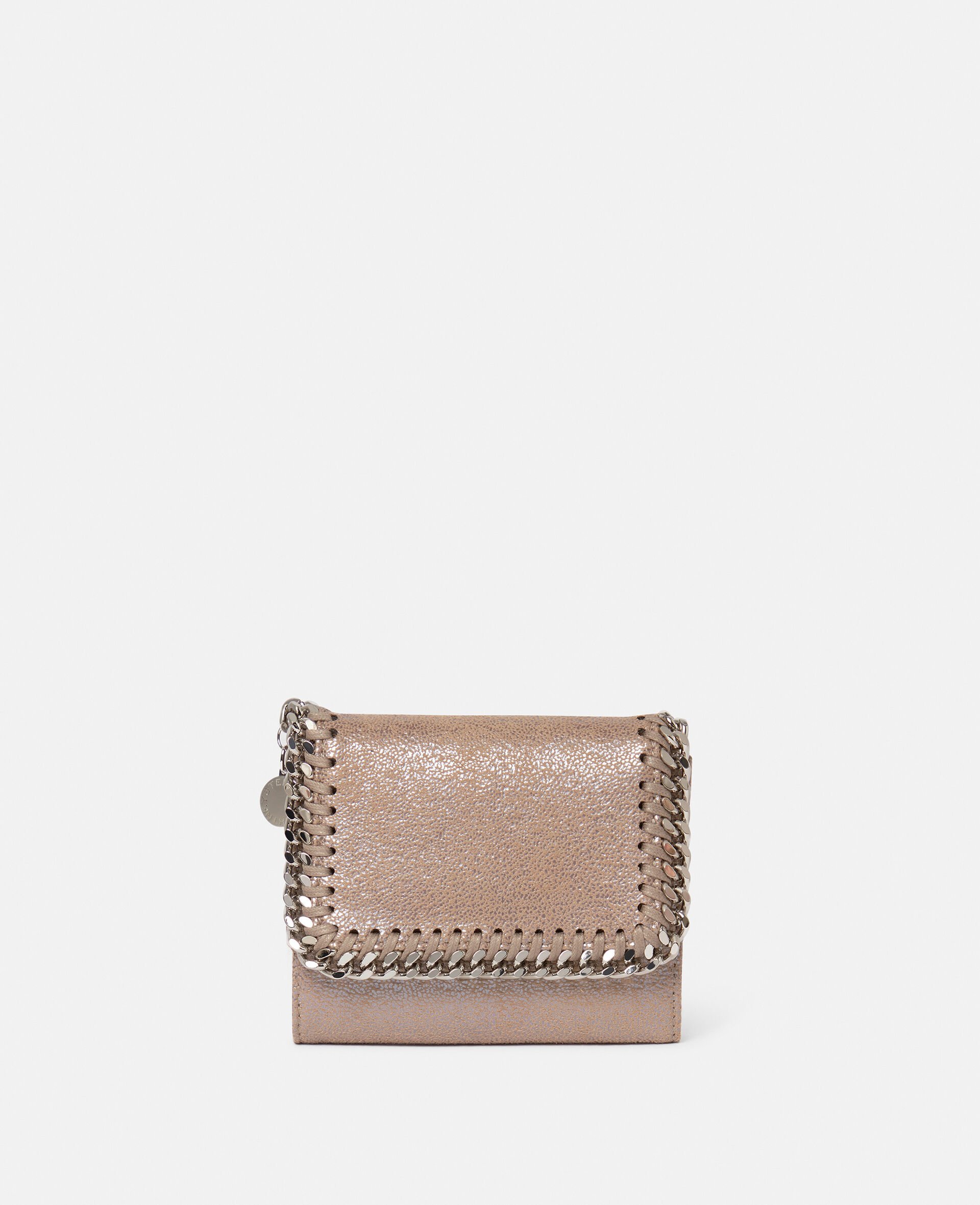 Falabella Small Flap Wallet-Silver-large image number 0