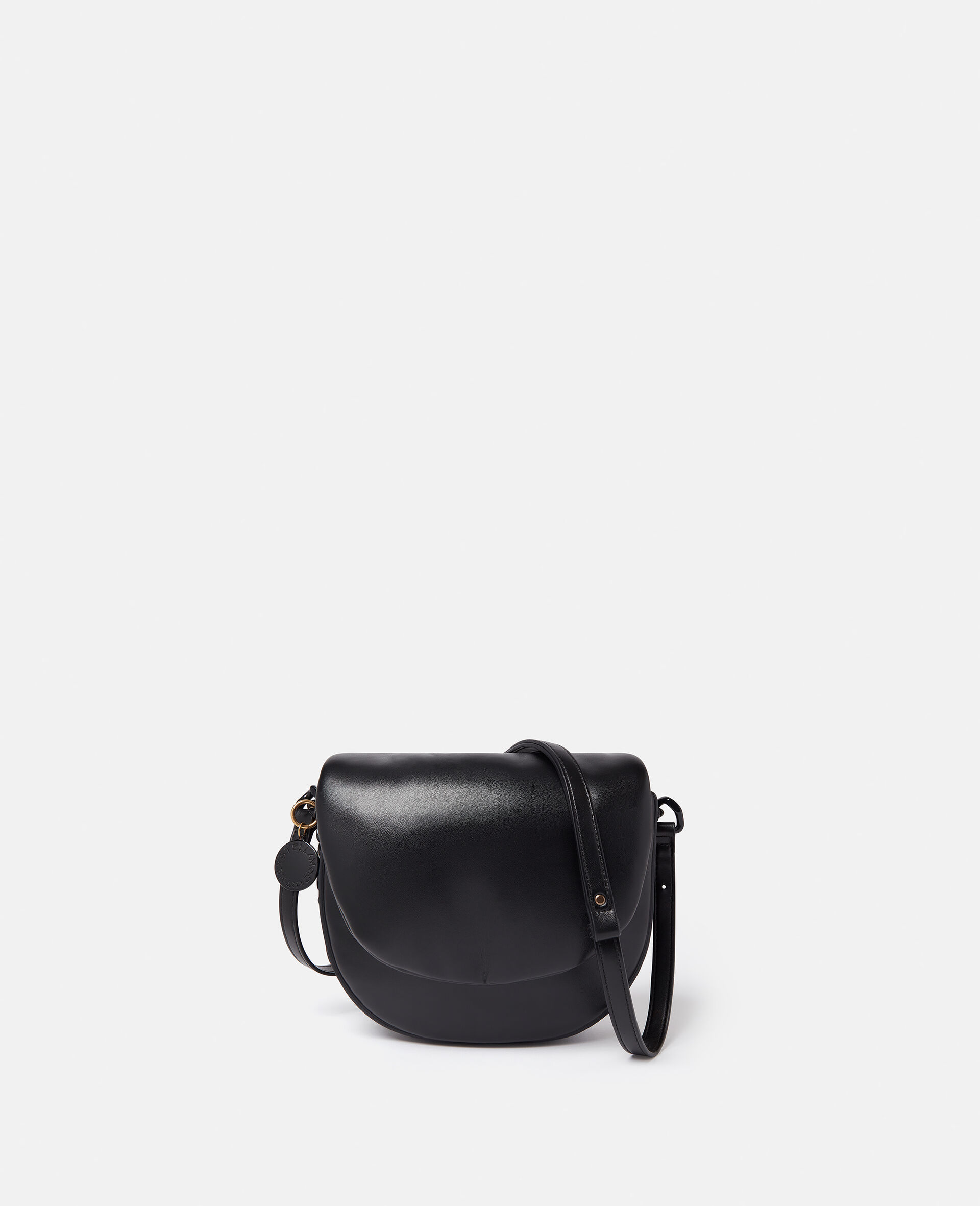 Frayme Padded Medium Flap Shoulder Bag-Black-large image number 0