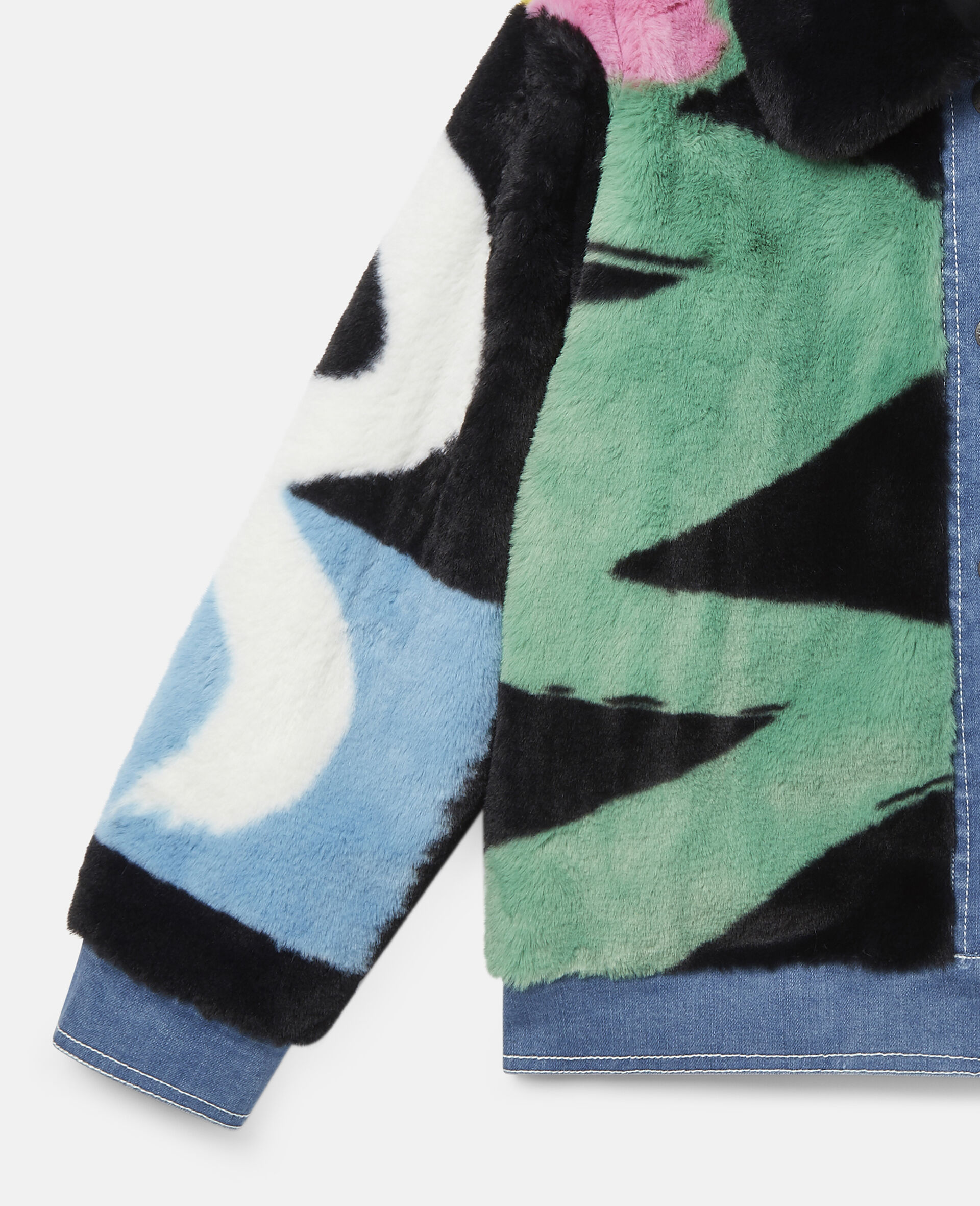 FFF & Denim Jacket -Multicolour-large image number 2