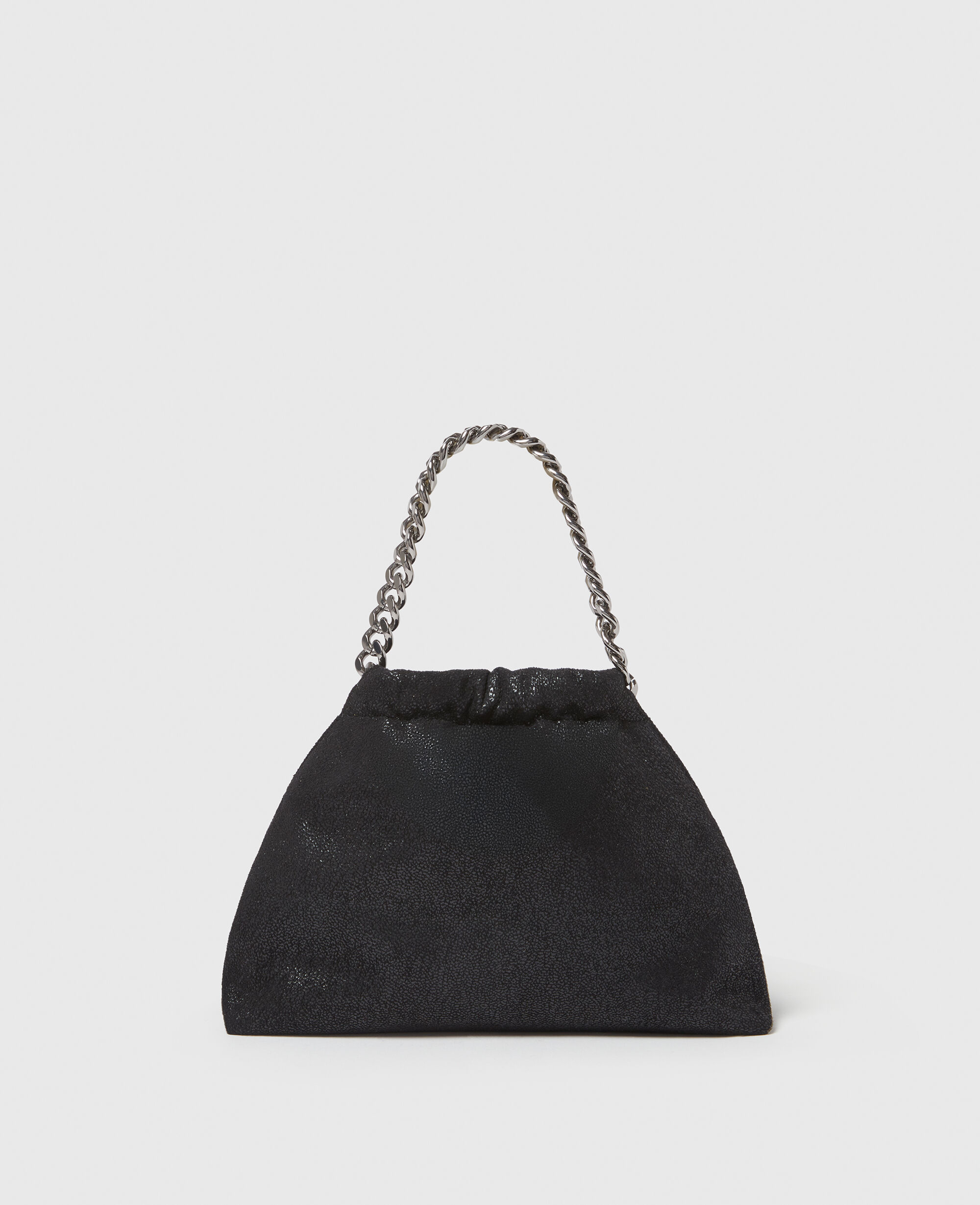 Women Black Falabella Drawstring Crossbody Bag | Stella