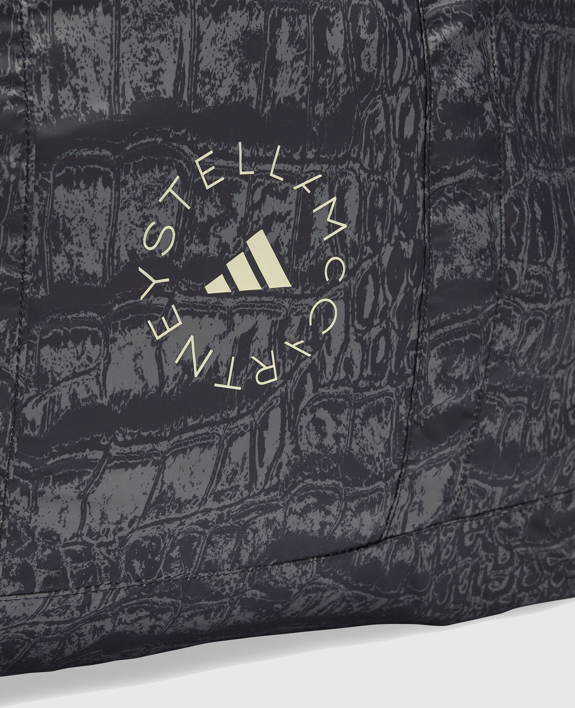 Logo Graphic Print Packable Tote-Black-large image number 4