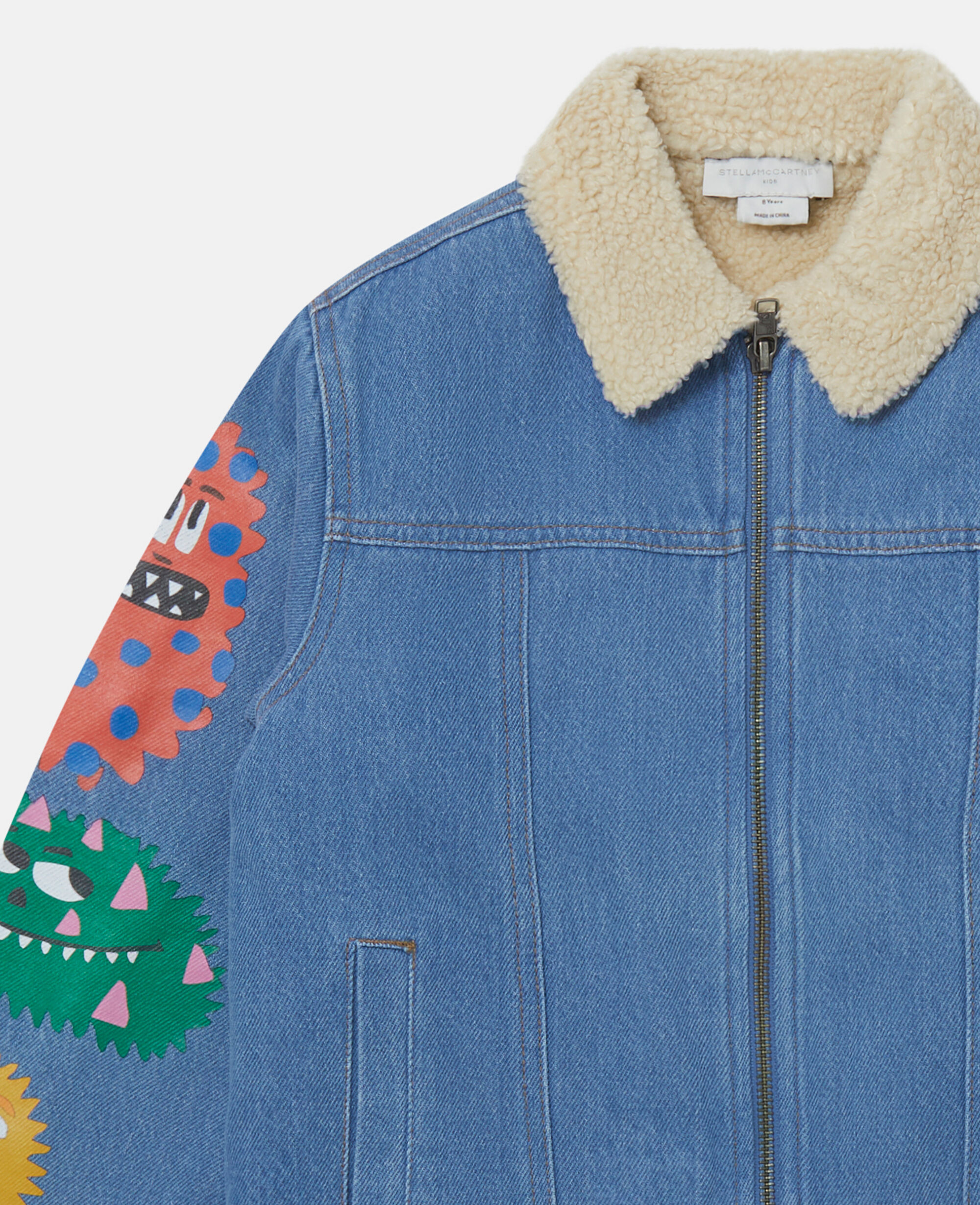 Borg lined clearance denim jacket primark