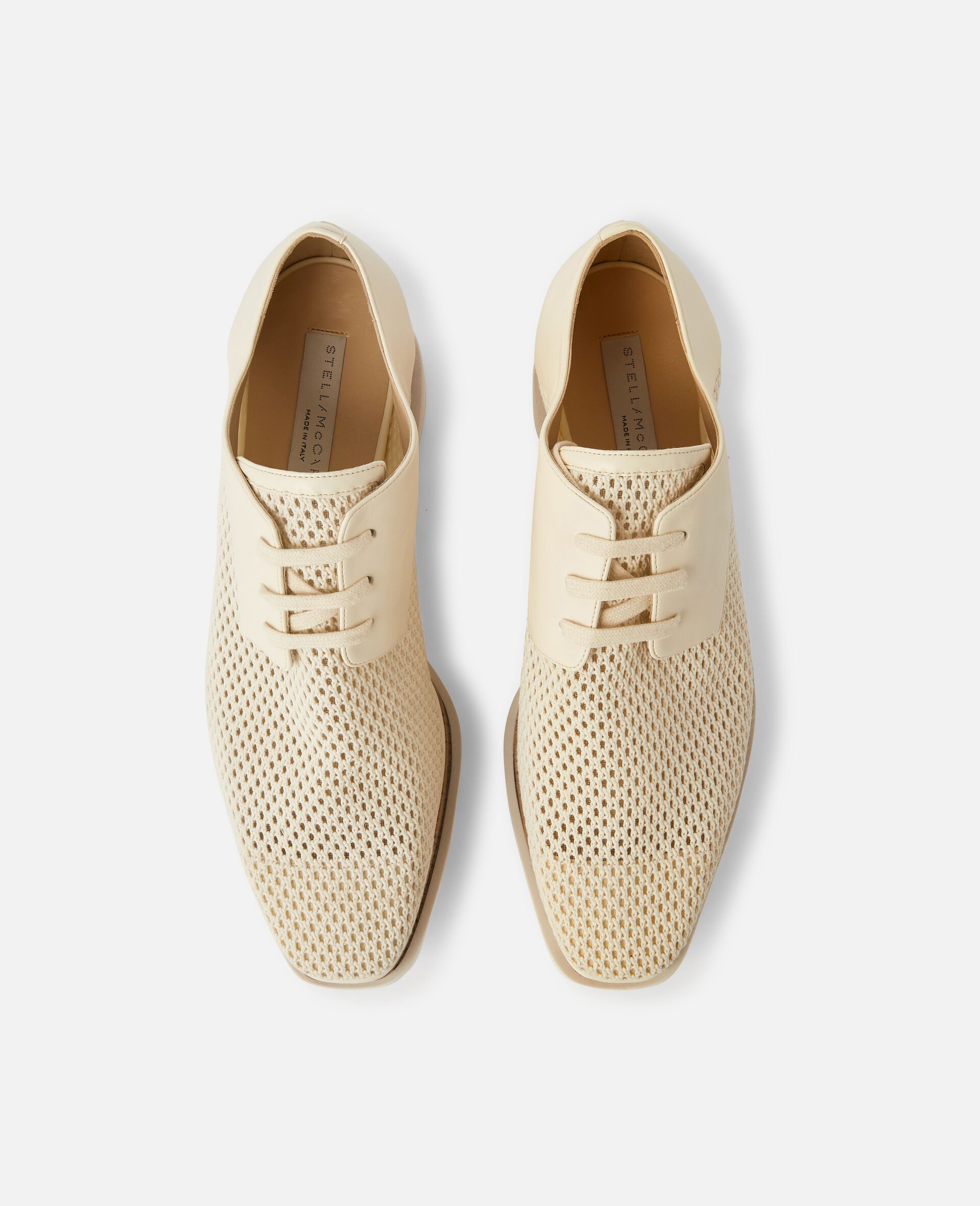 Women Cream Elyse 编织网面厚底鞋 Stella Mccartney Hk