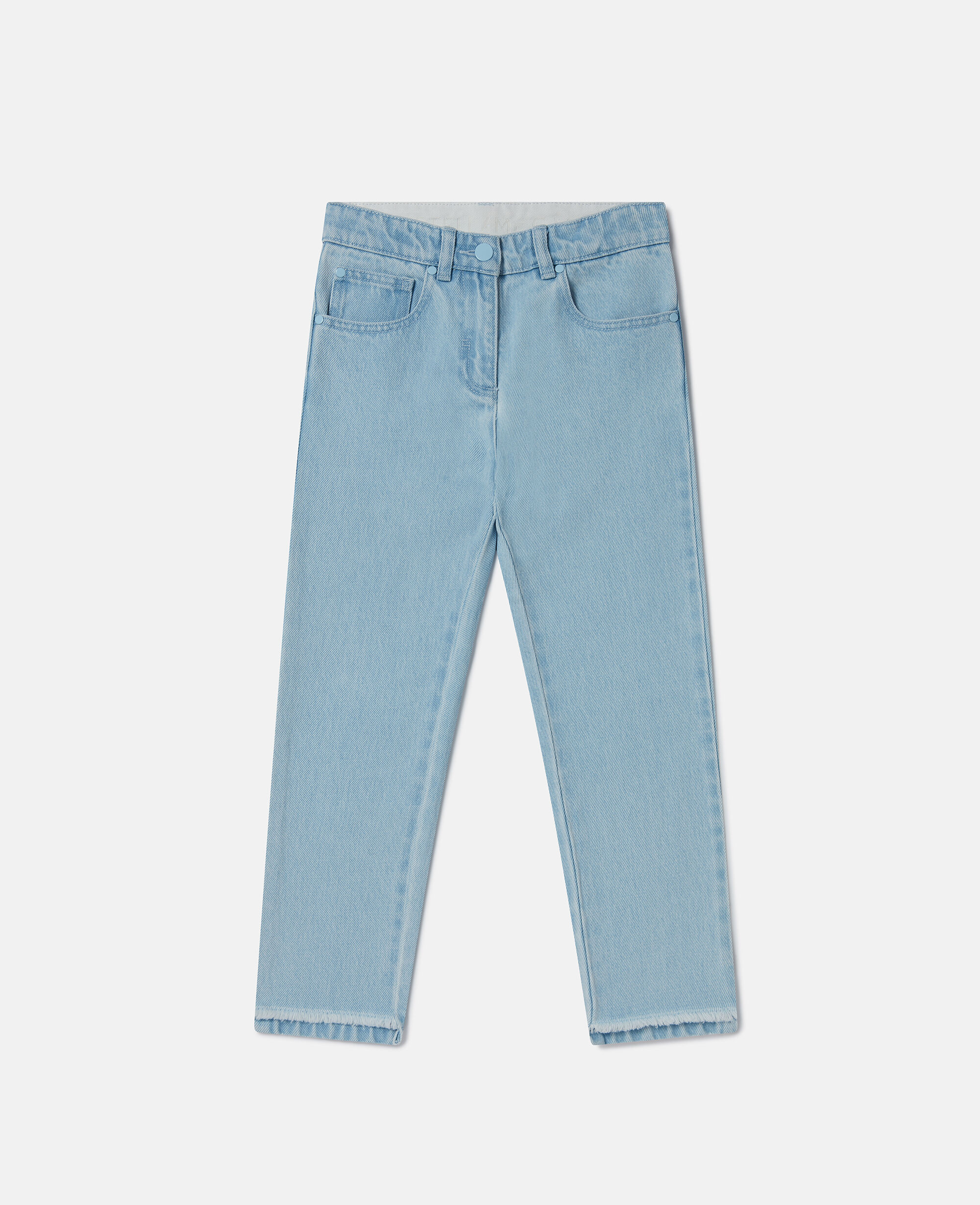 Kids Blue Straight-Leg Denim Jeans | Stella McCartney ES