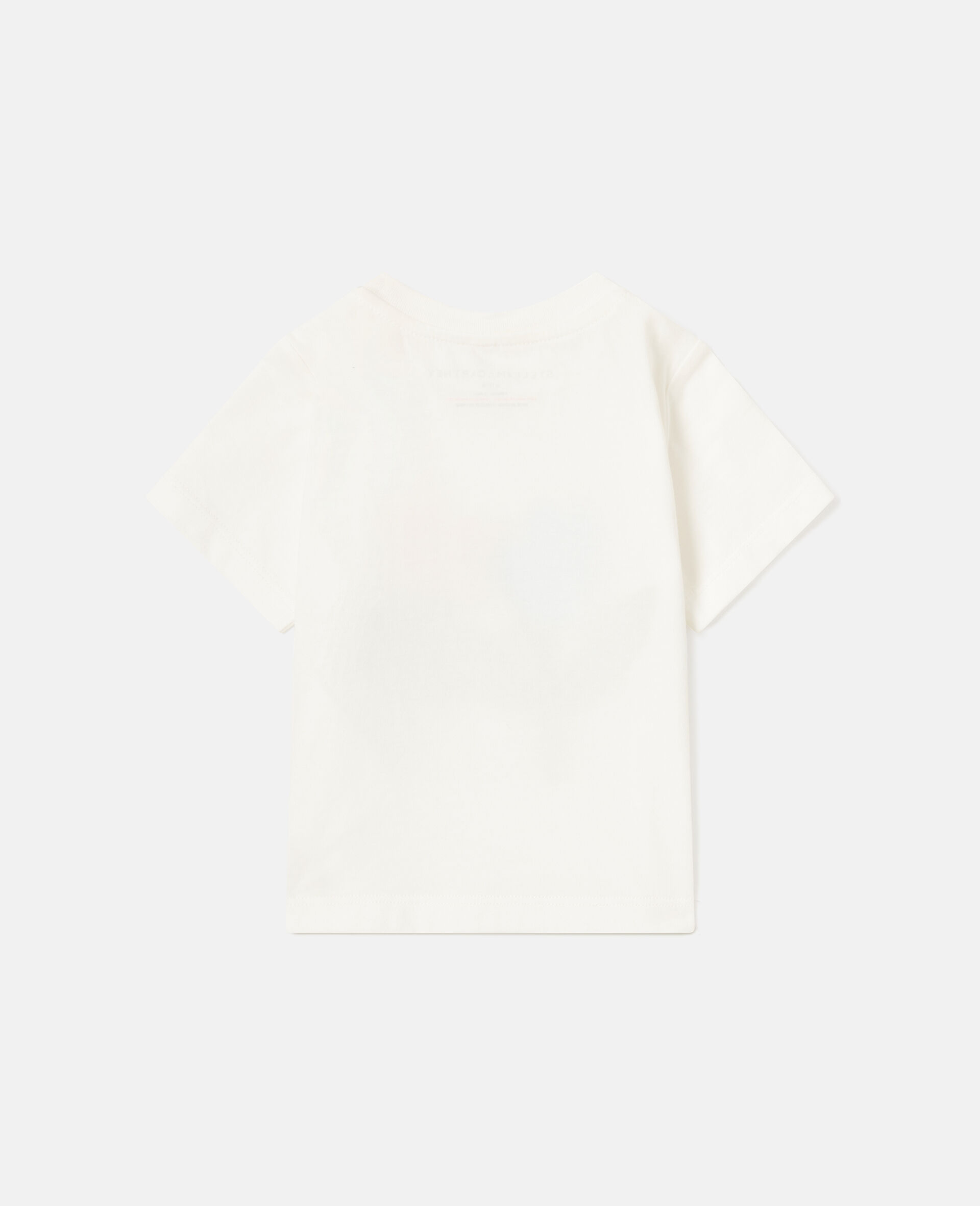 Floral Graphic T-Shirt-White-large image number 2