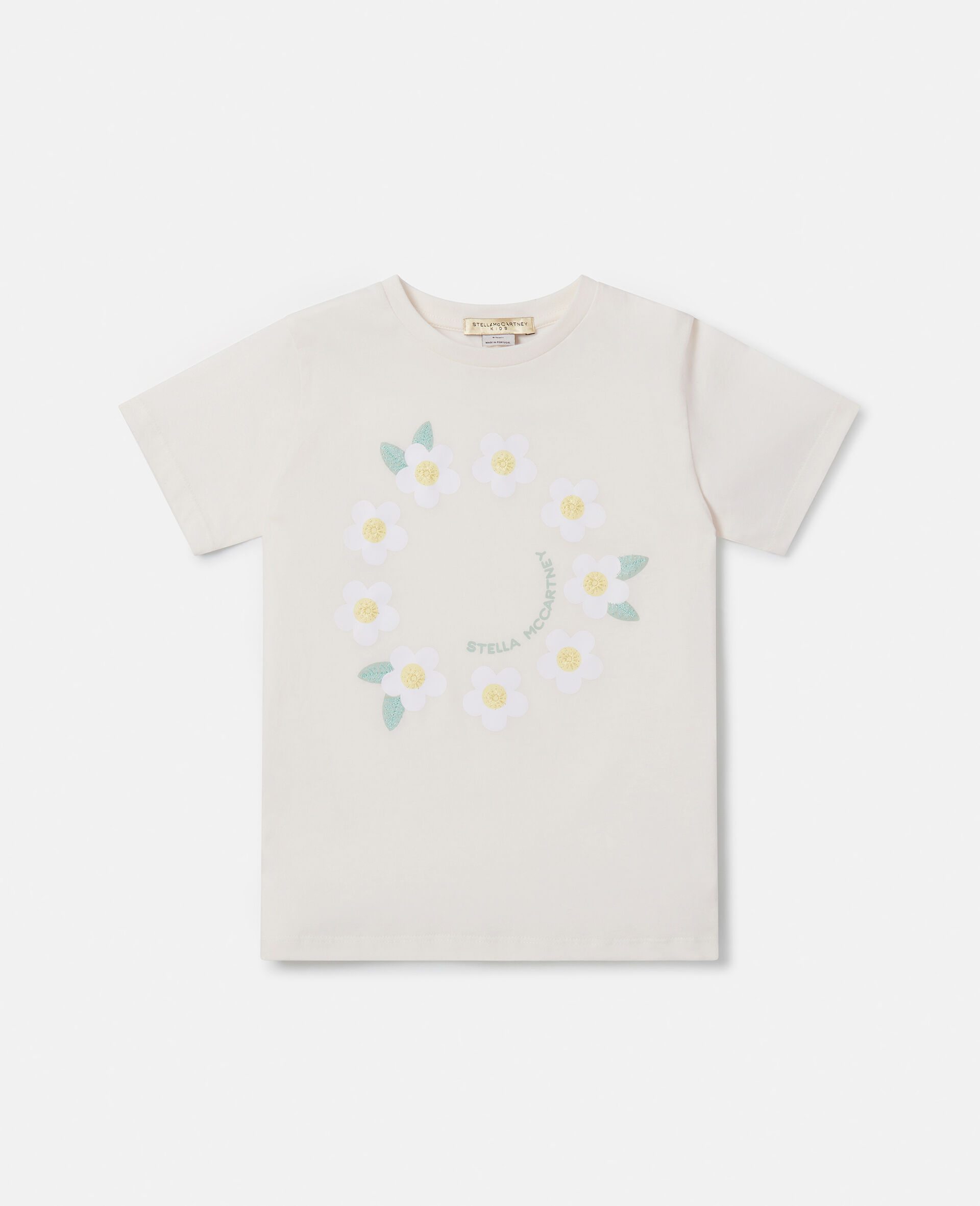 デイジーサークル エンブロイダリーTシャツ-ホワイト-large image number 0