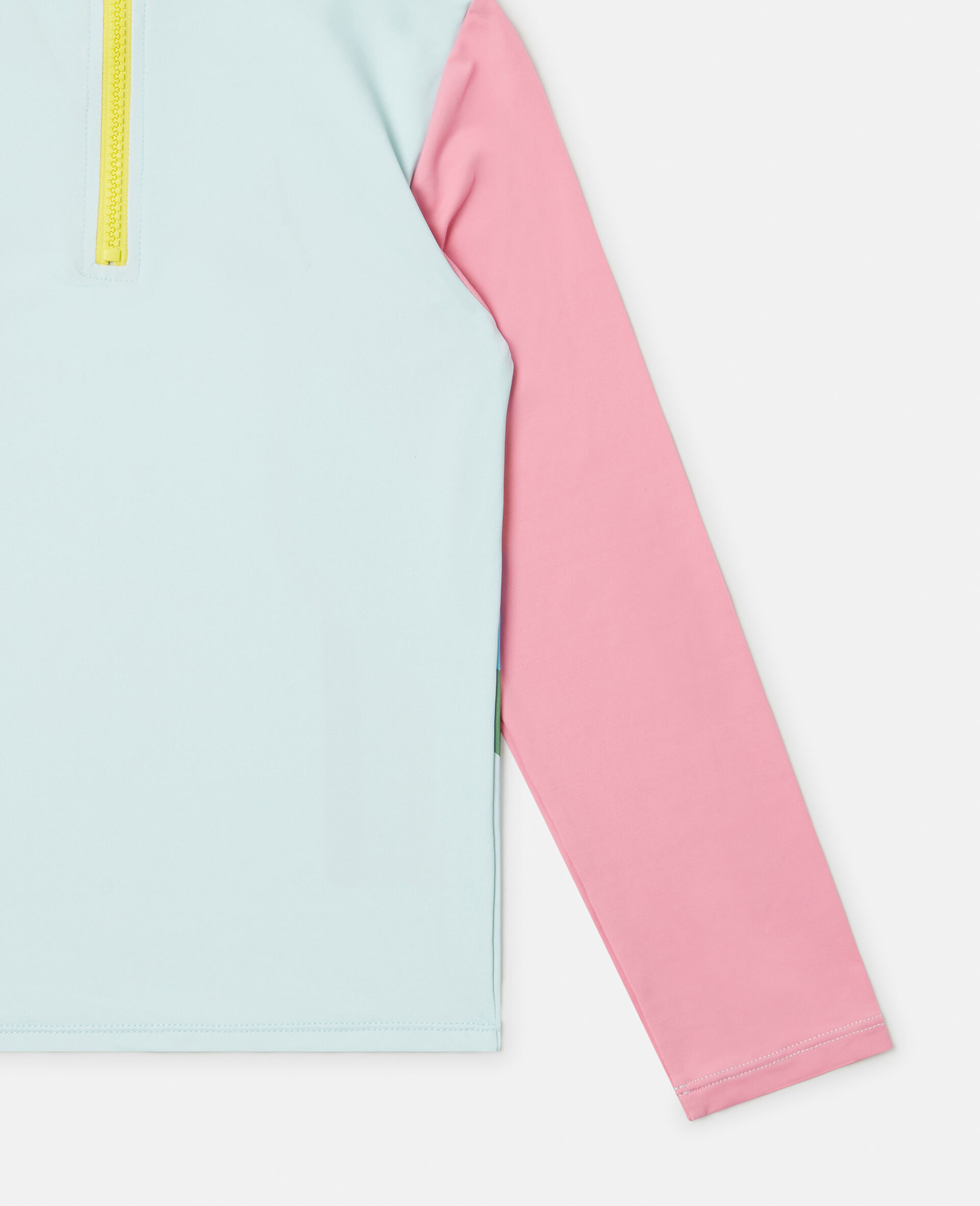 Double Parrot Print Frill Swim Top and Bikini Briefs-Multicolour-large image number 3