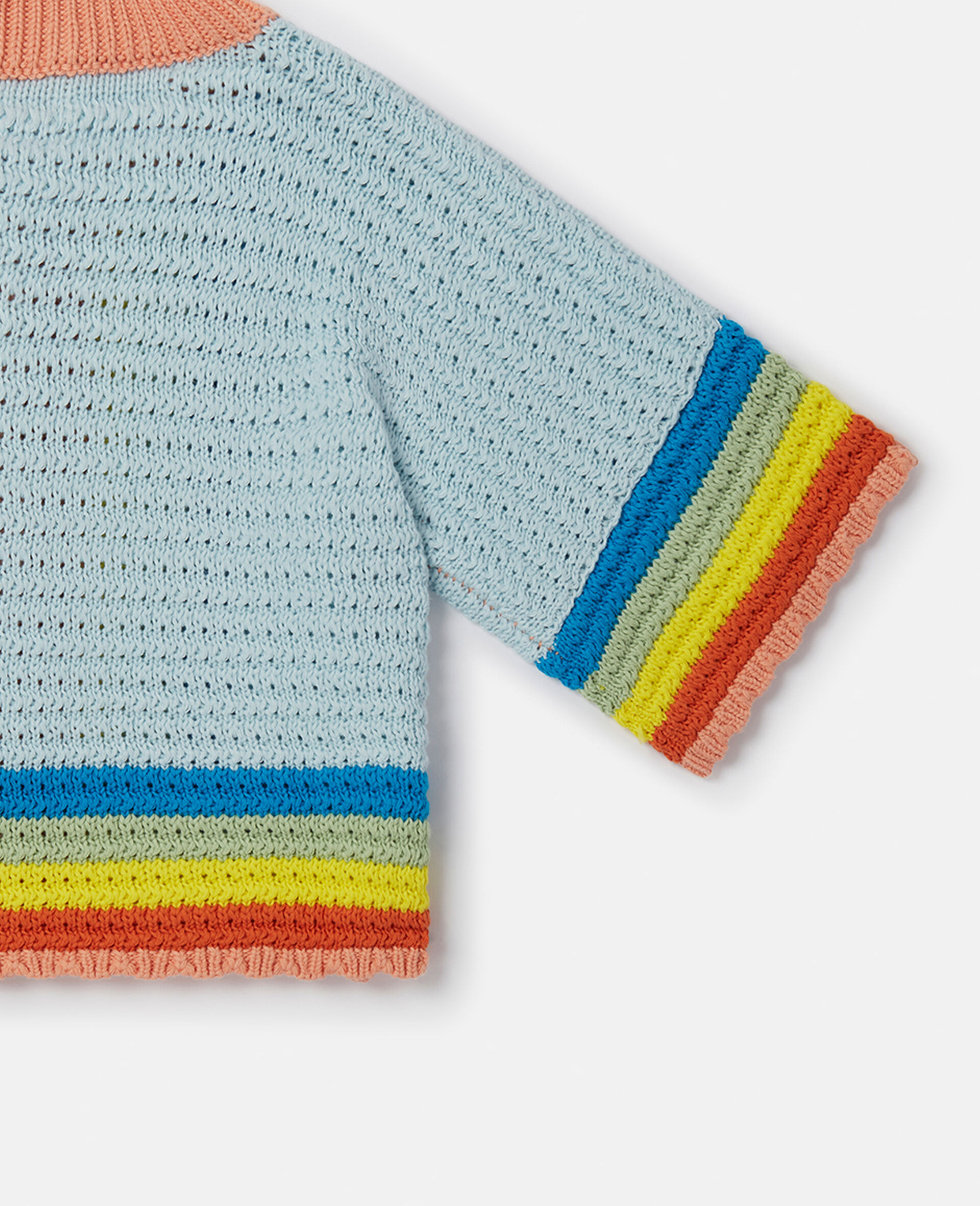 Rainbow Patchwork Cardigan-Multicolour-large image number 3