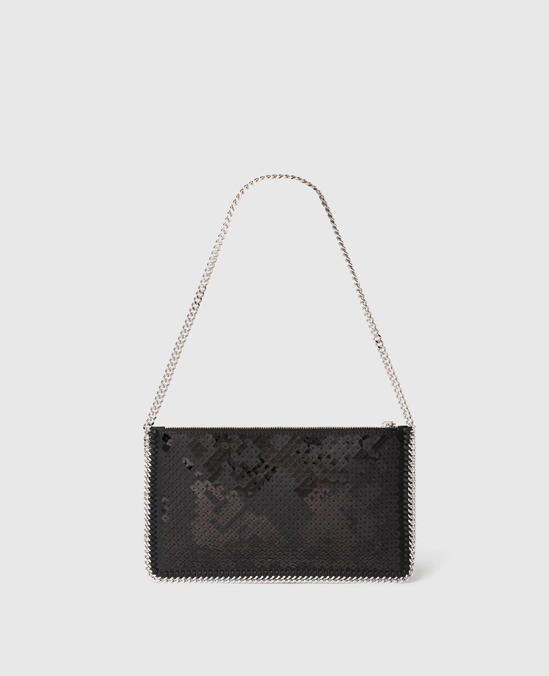 Falabella Sequin Pochette Shoulder Bag-Black-large image number 2