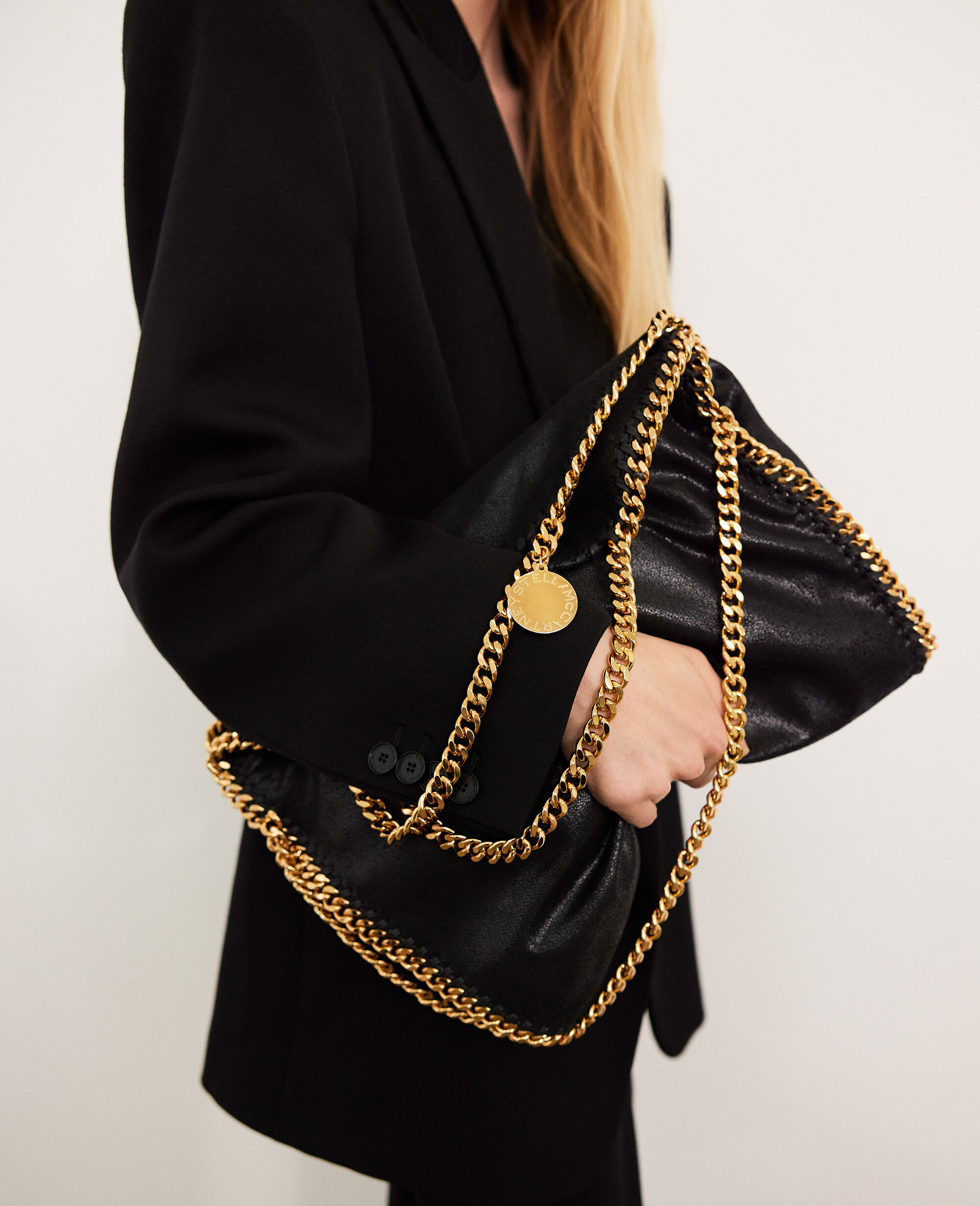 Stella mccartney gold chain bag sales