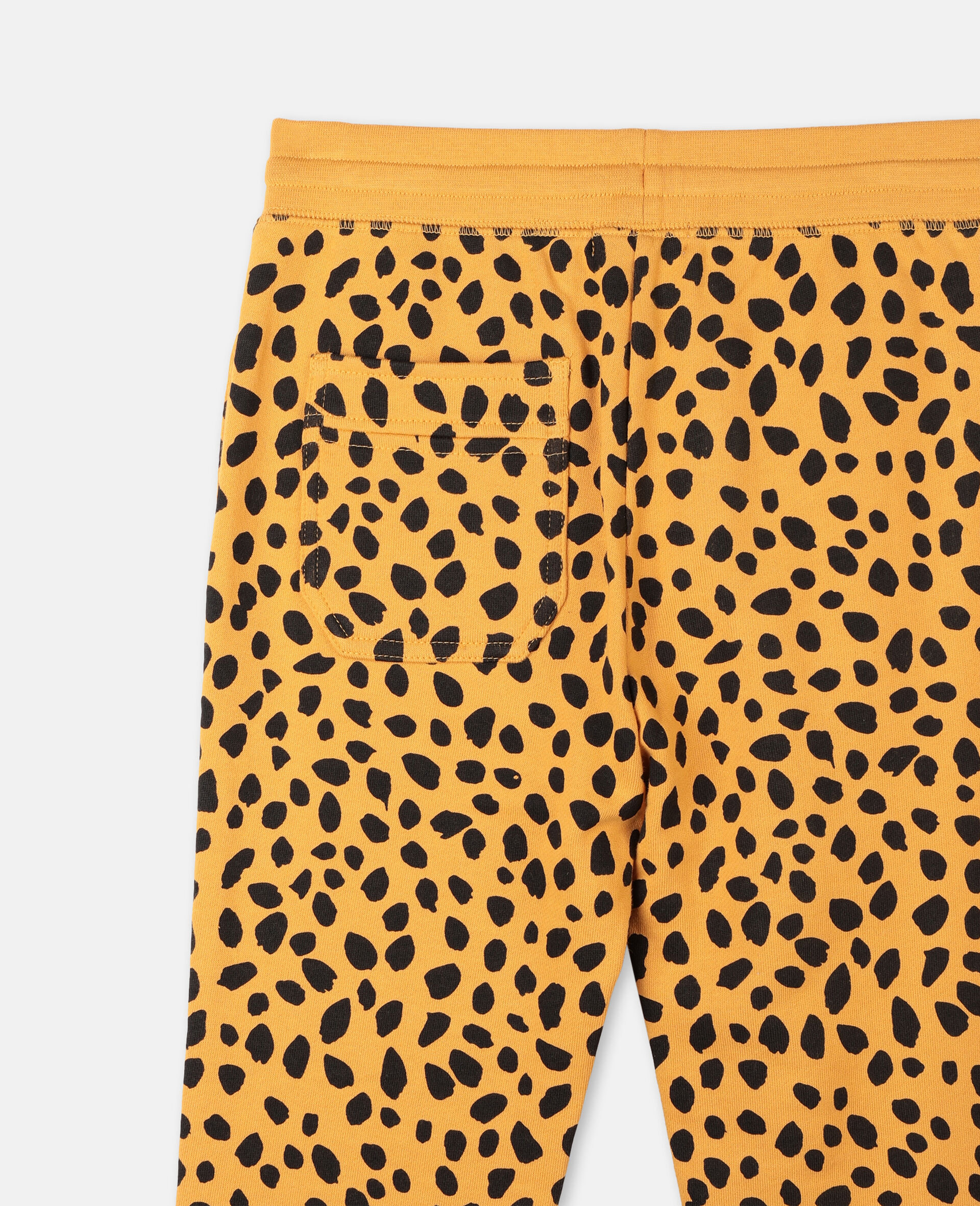 Kids Cheetah Dots Orange Cheetah Dots Cotton Sweatpants | Stella McCartney US