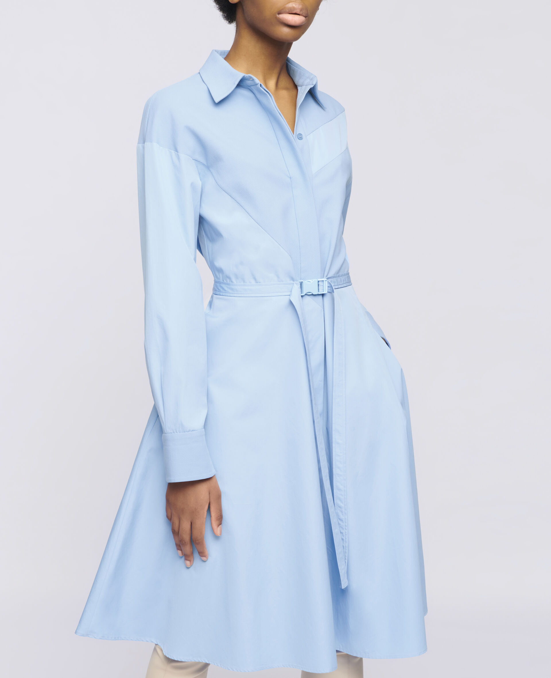 Mia Cotton Dress-Blue-large image number 3