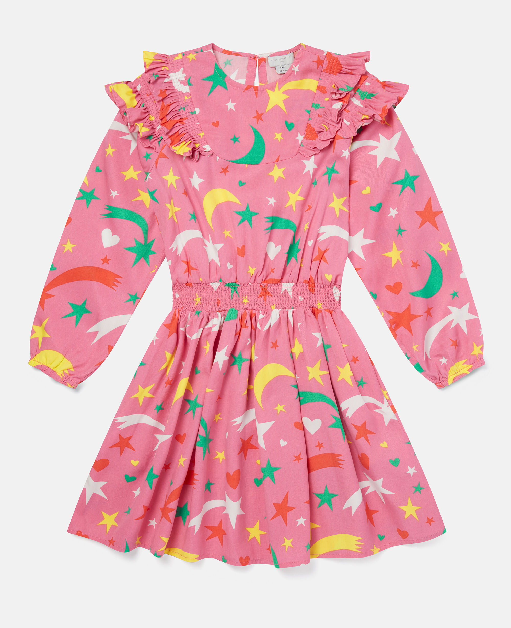 Abito in Cotone con Stampa Fungo Stella McCartney Abbigliamento Vestiti Vestiti estivi 