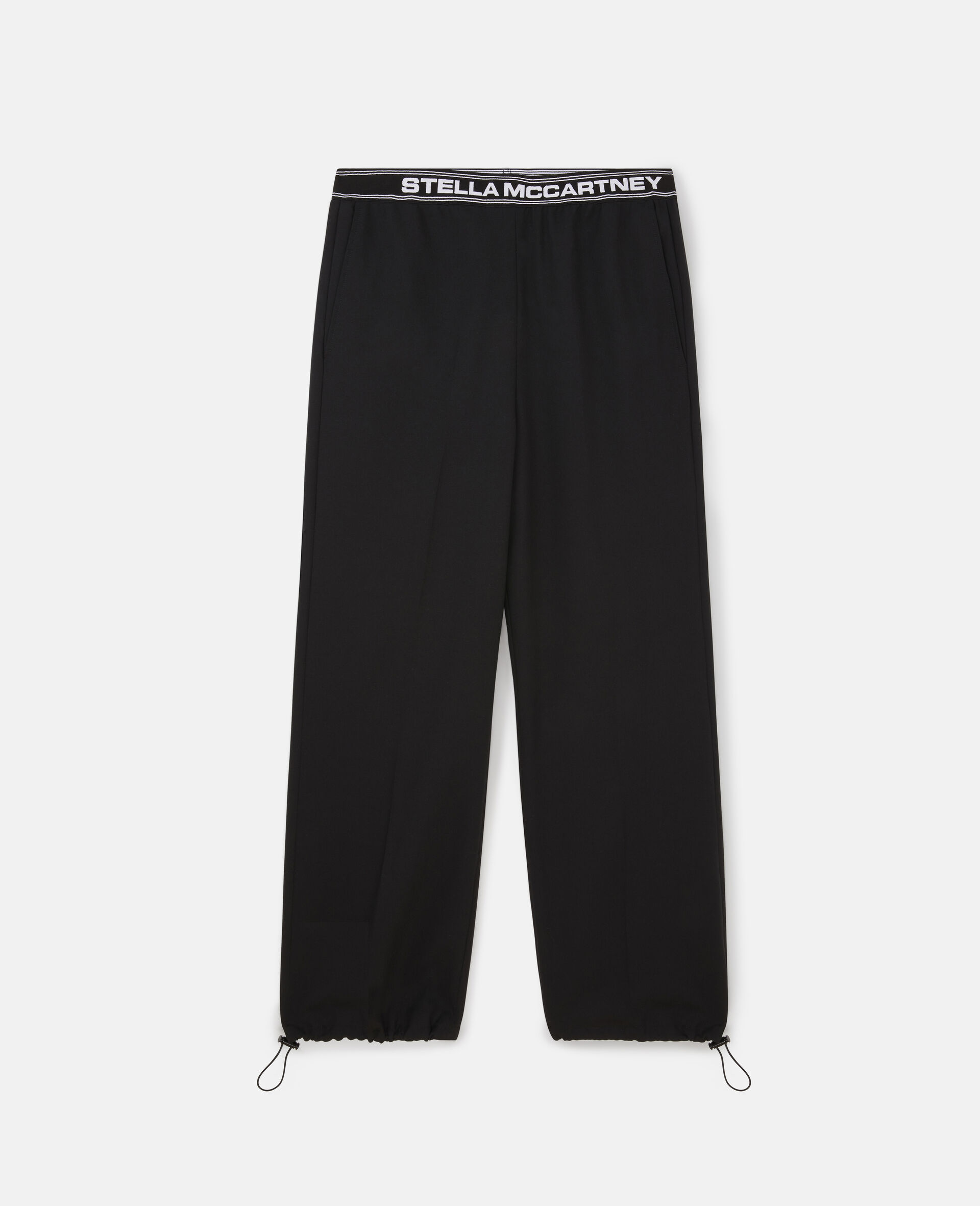 Stella Logo Tailored Pants-Black-large image number 0