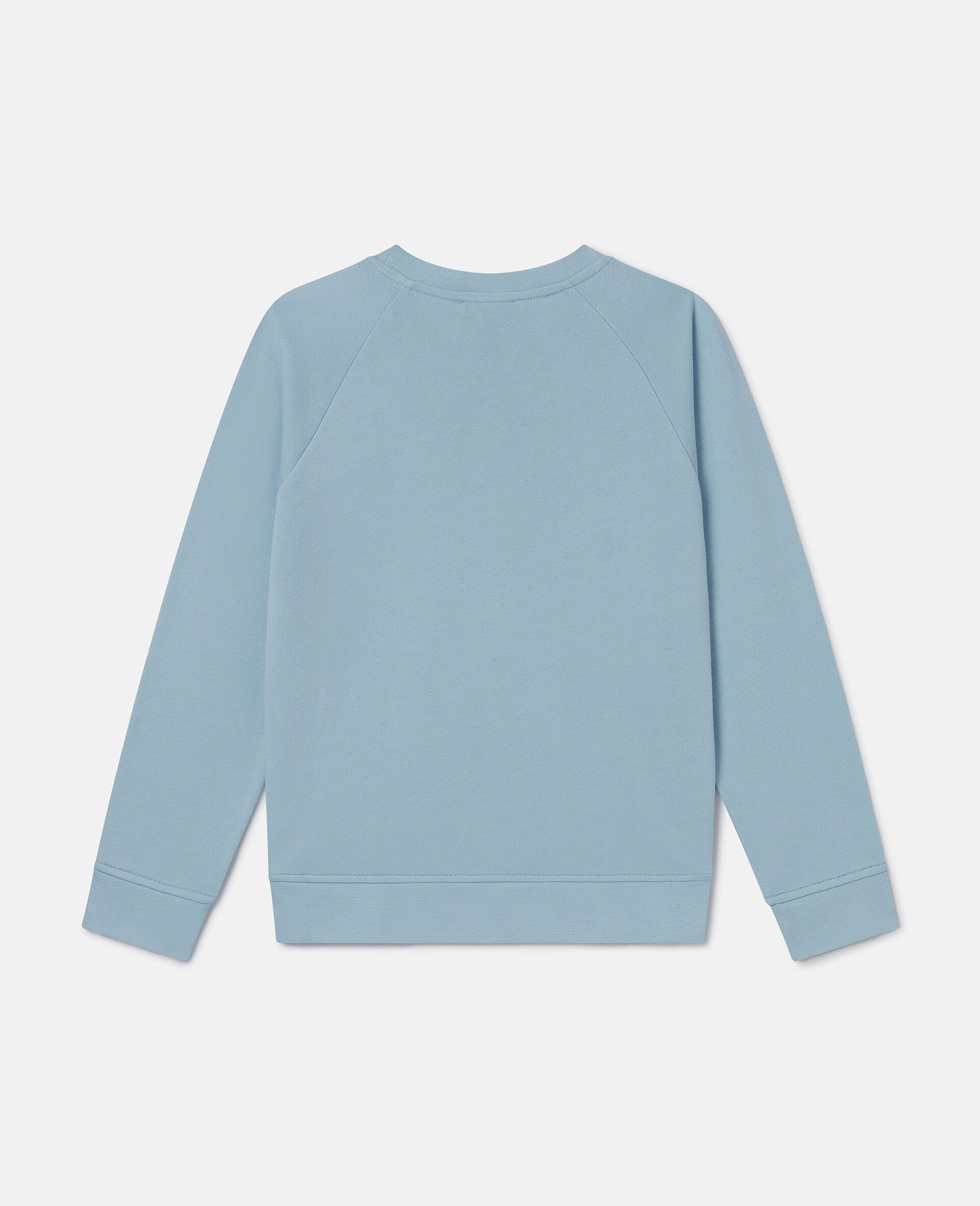 Fairy Graphic Crewneck Sweatshirt-Blue-large Fairy Graphic Crewneck Sweatshirt-Blue-large image number 2