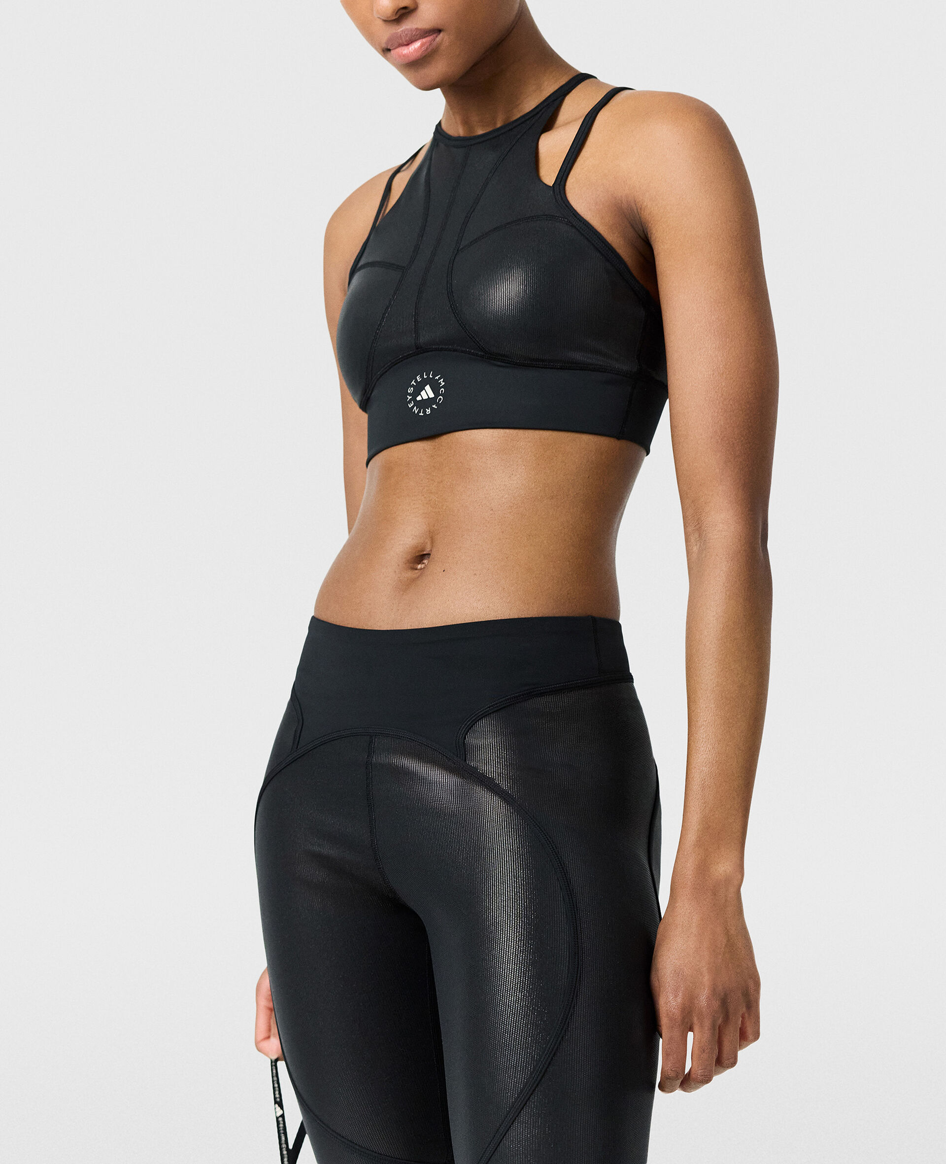 TruePurpose Training Capri Leggings-Black-large image number 4