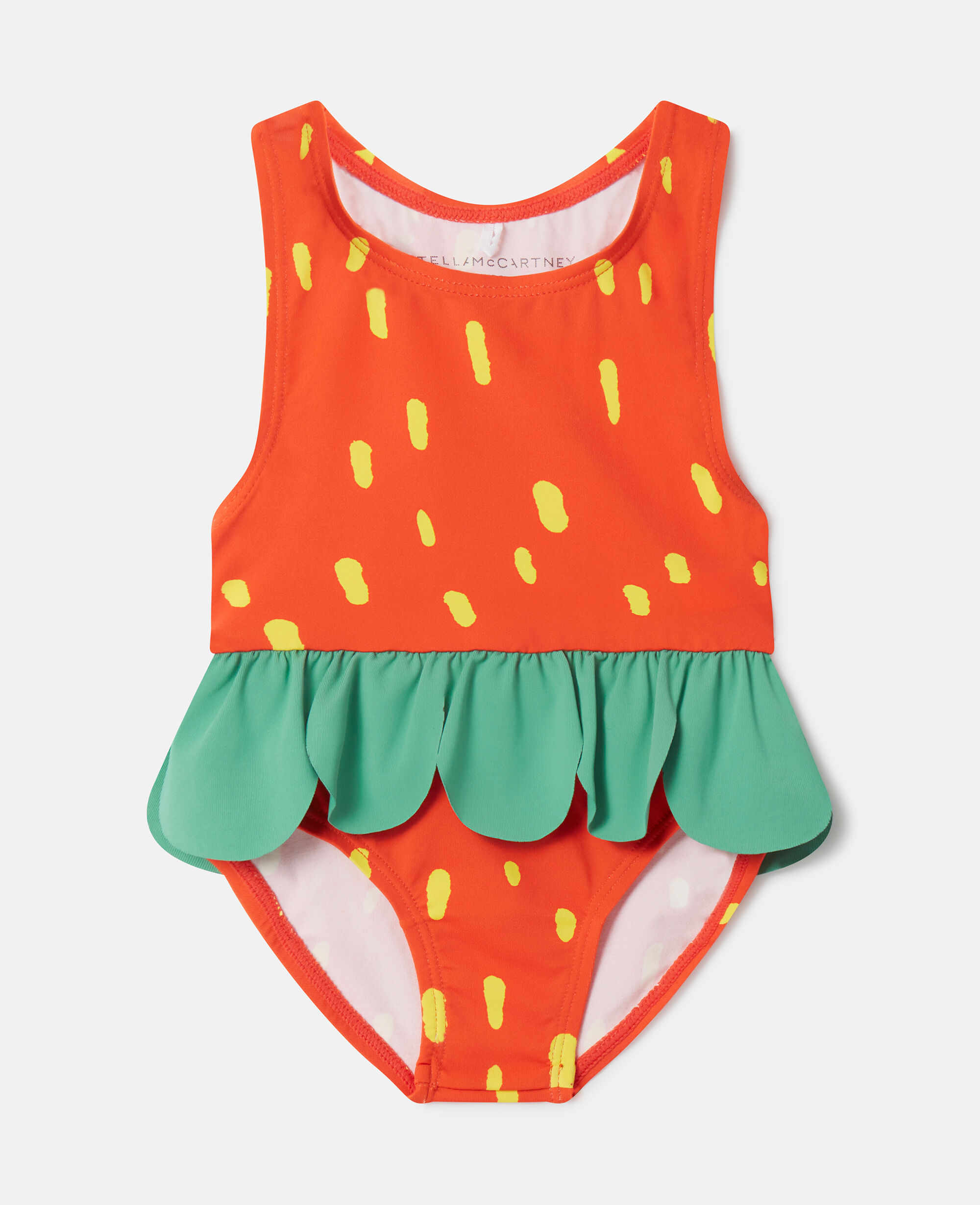 Women Red Strawberry Swimsuit Stella McCartney GB