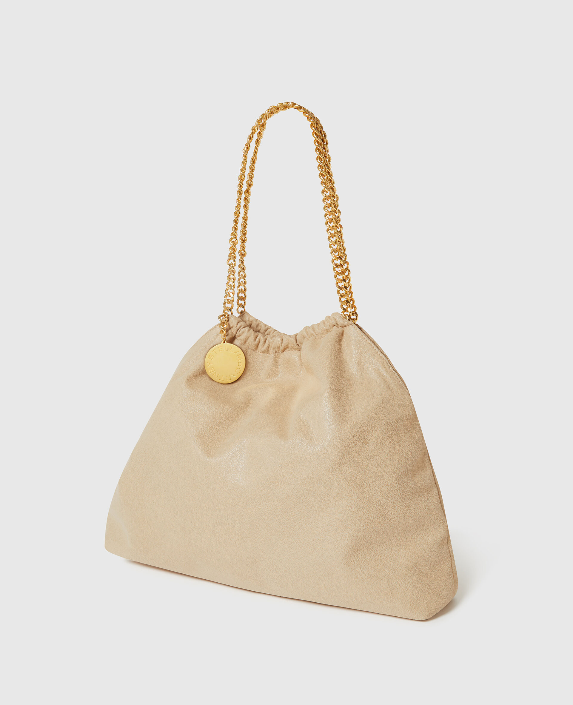 Falabella  Drawstring Shoulder Bag-Cream-medium
