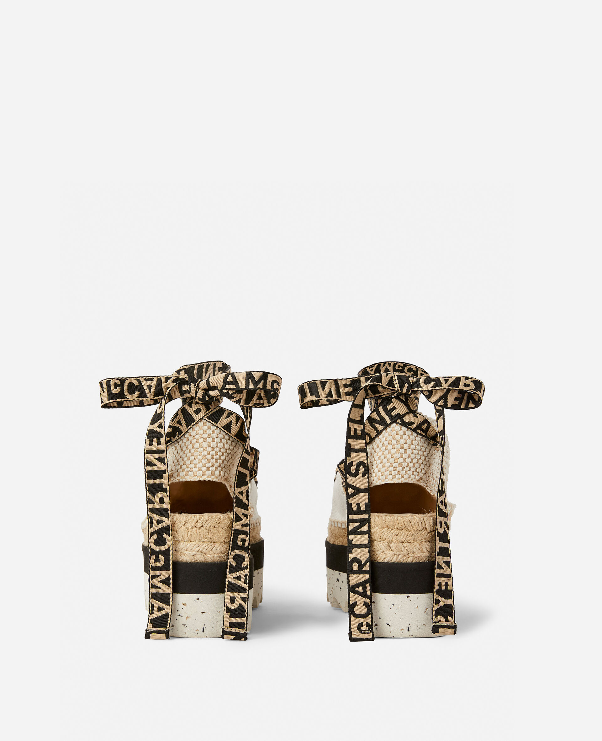 Espadrilles a plateforme Gaia-Noir-large image number 3