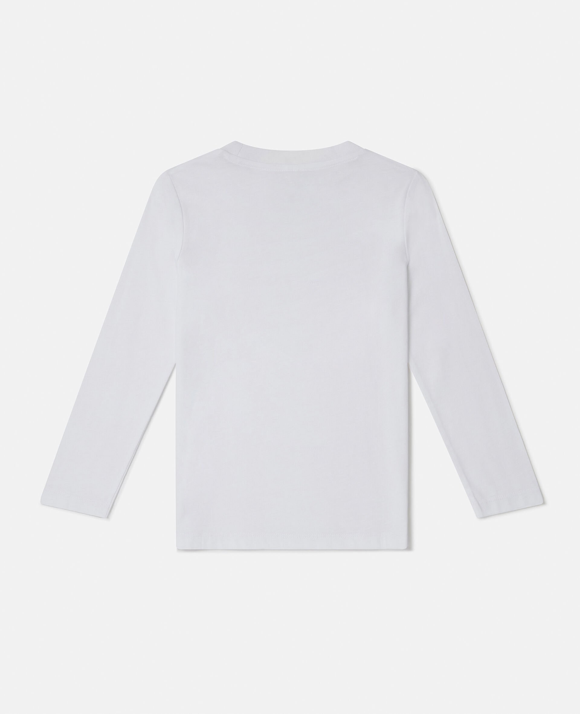 Spooky Cat Logo Long-Sleeve T-Shirt-White-large Spooky Cat Logo Long-Sleeve T-Shirt-White-large image number 2