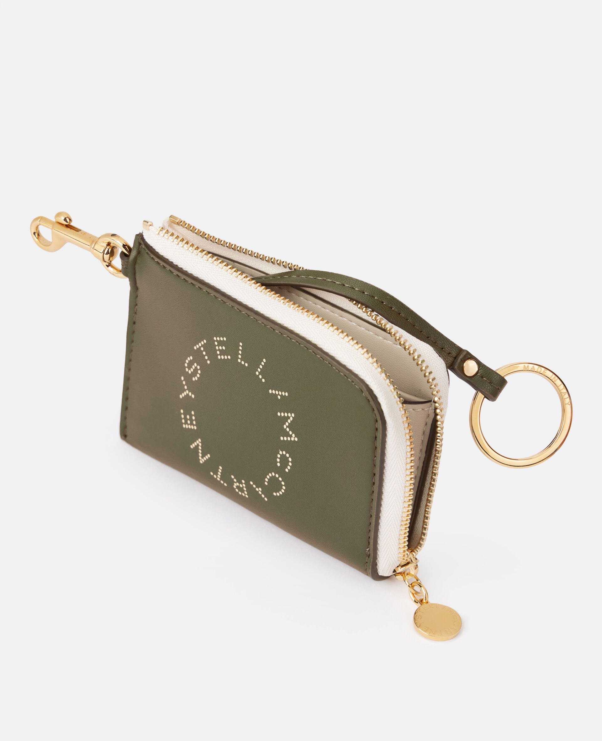 Online Exclusive Logo Zip Cardholder -Green-large image number 3