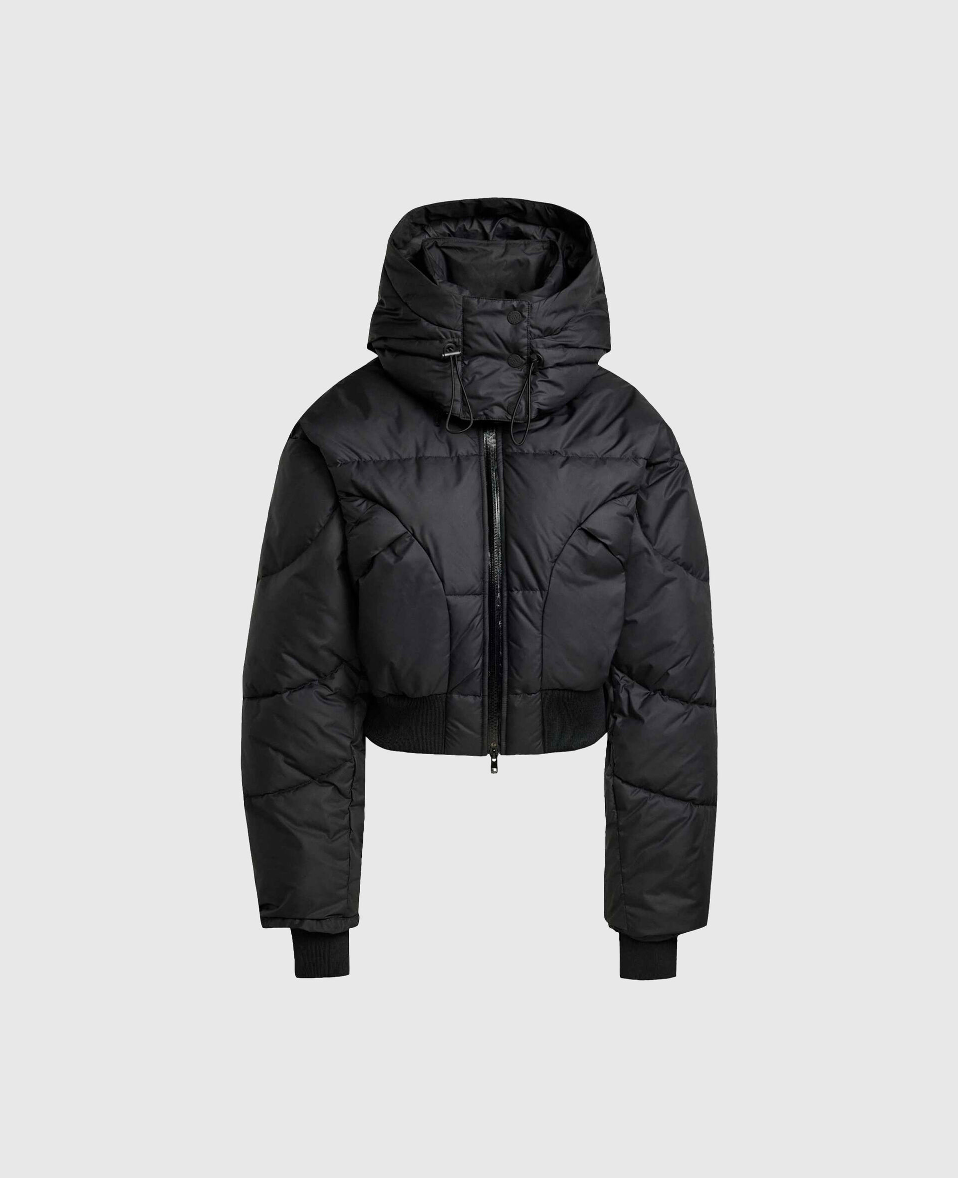 Women Black TrueNature Cropped Padded Jacket Stella McCartney KW