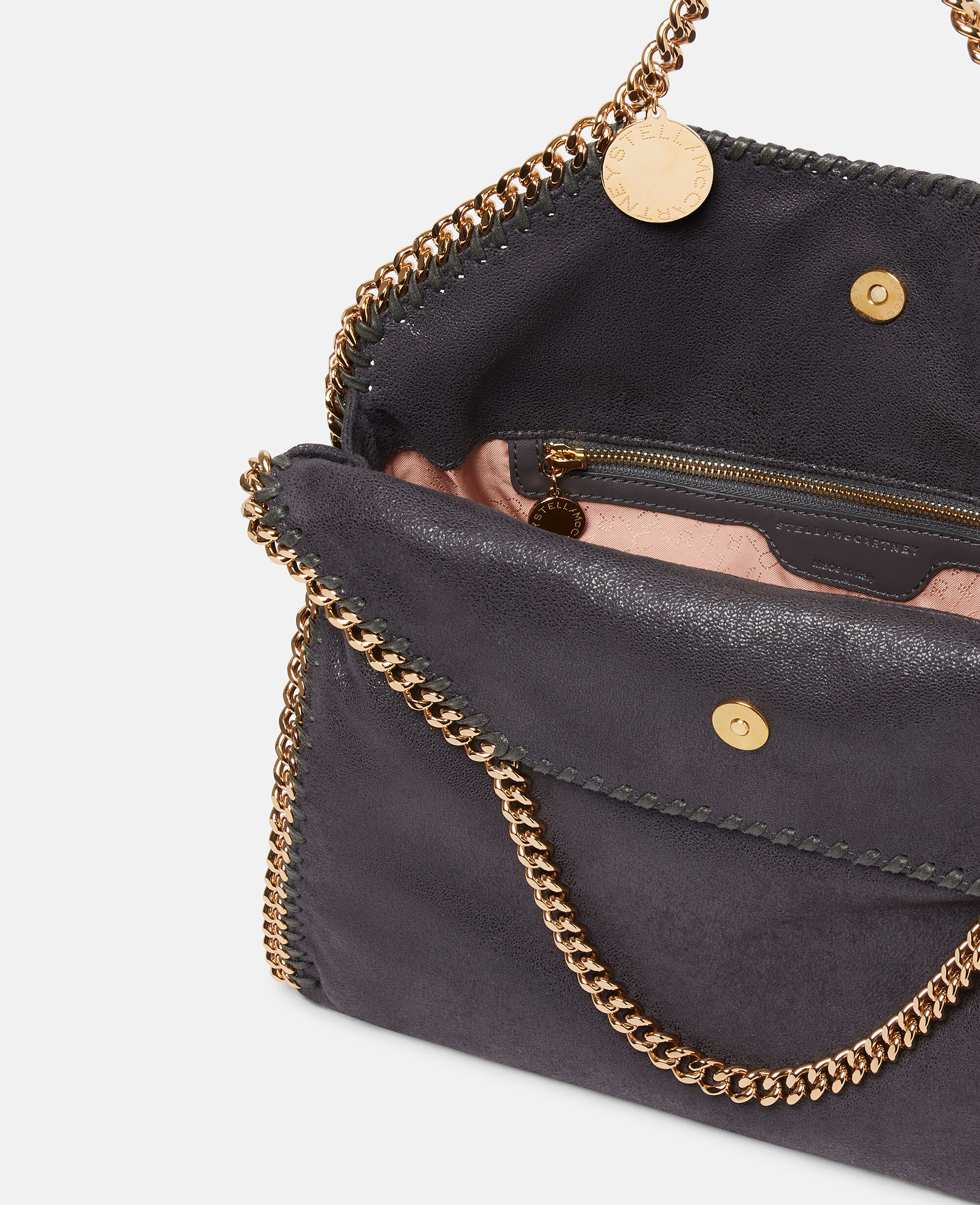 Stella McCartney ファラベラ フォールドオーバー トート新品 Women シャドーブラック ファラベラ フォールドオーバー トート