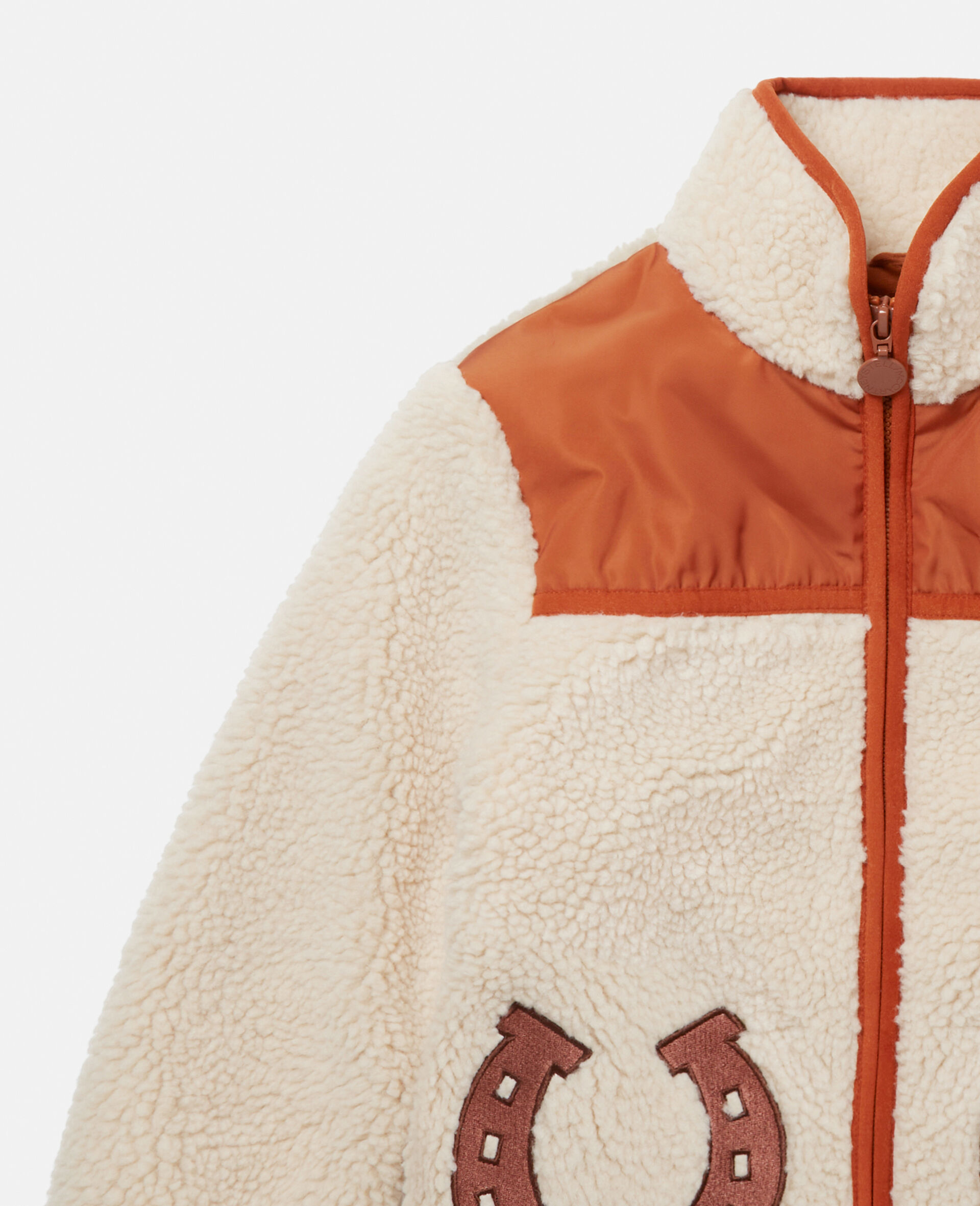 Horse Appliqué Fleece -Brown-large Horse Appliqué Fleece -Brown-large image number 1