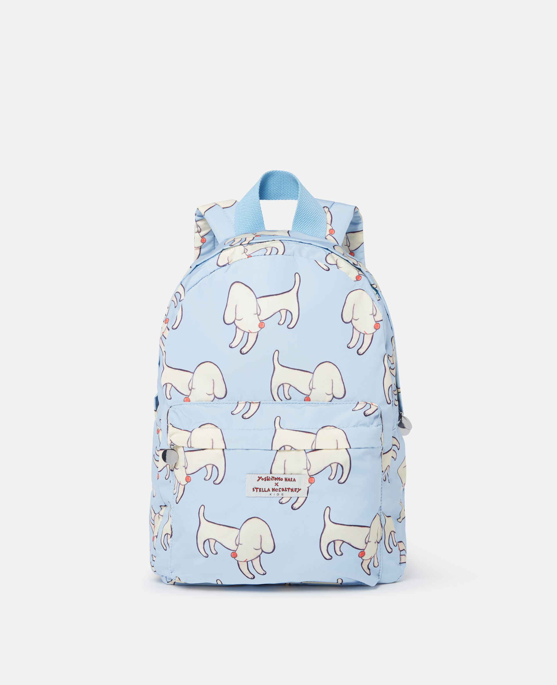 Lonesome Puppy Print Backpack-Multicolour-large image number 0