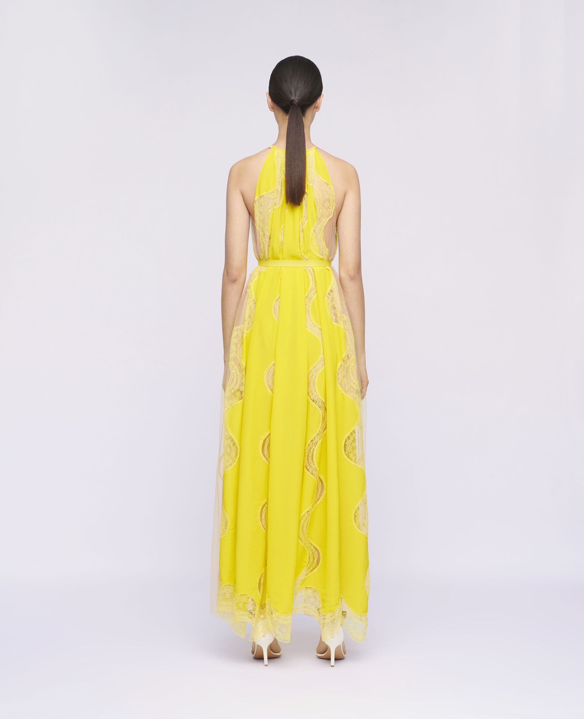 Tiffany Lace Dress -Yellow-large image number 2