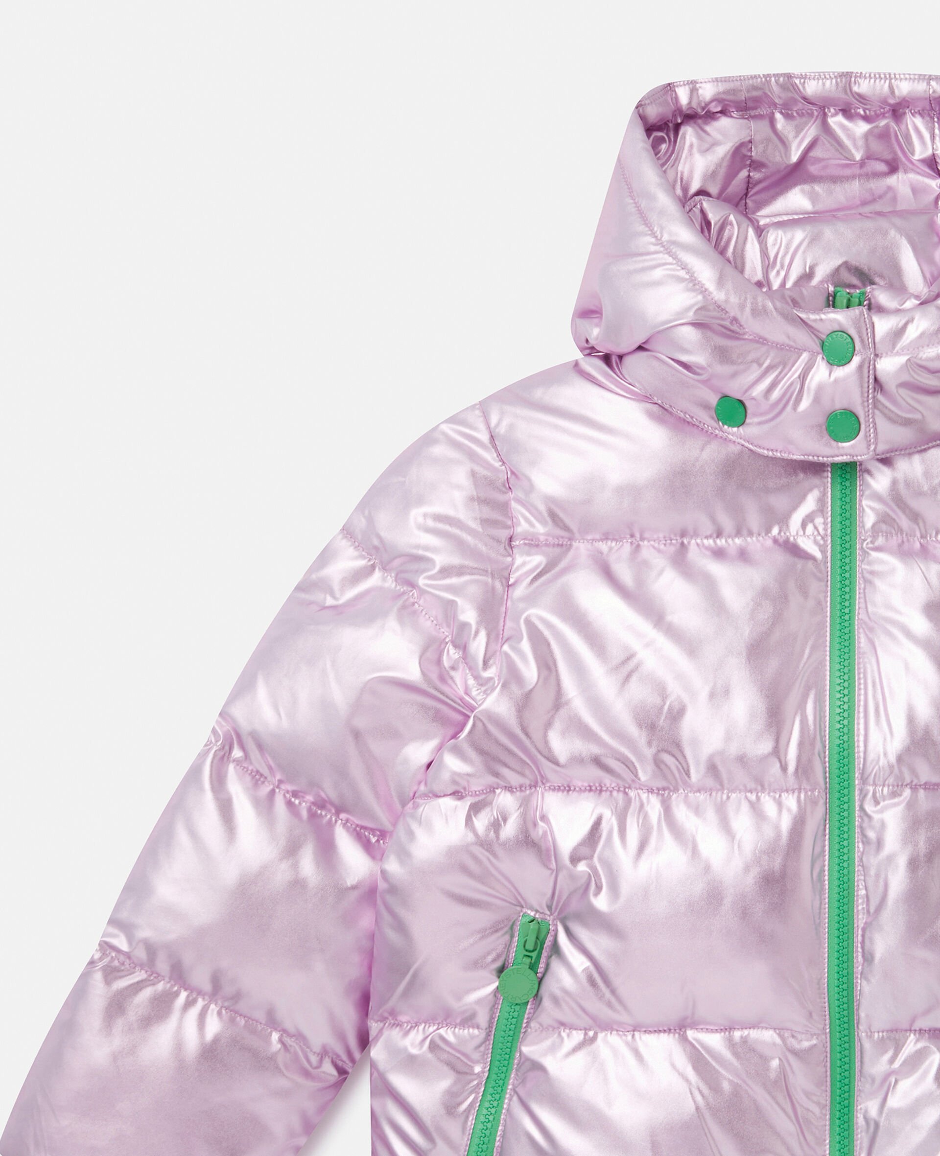 金属质感夹棉外套 -Purple-large 金属质感夹棉外套 -Purple-large image number 1