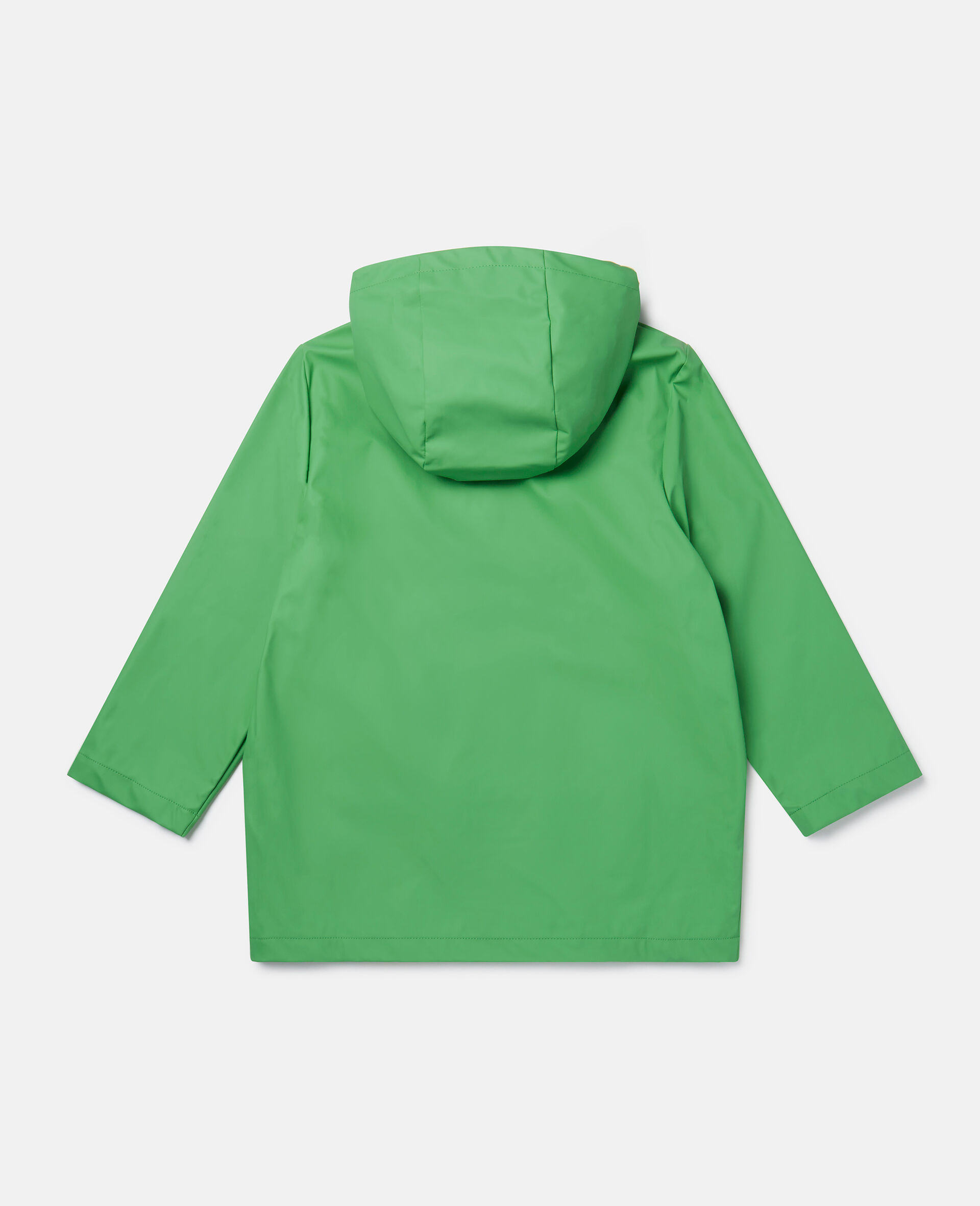 Monkey Print Rubber Jacket-Green-large image number 2