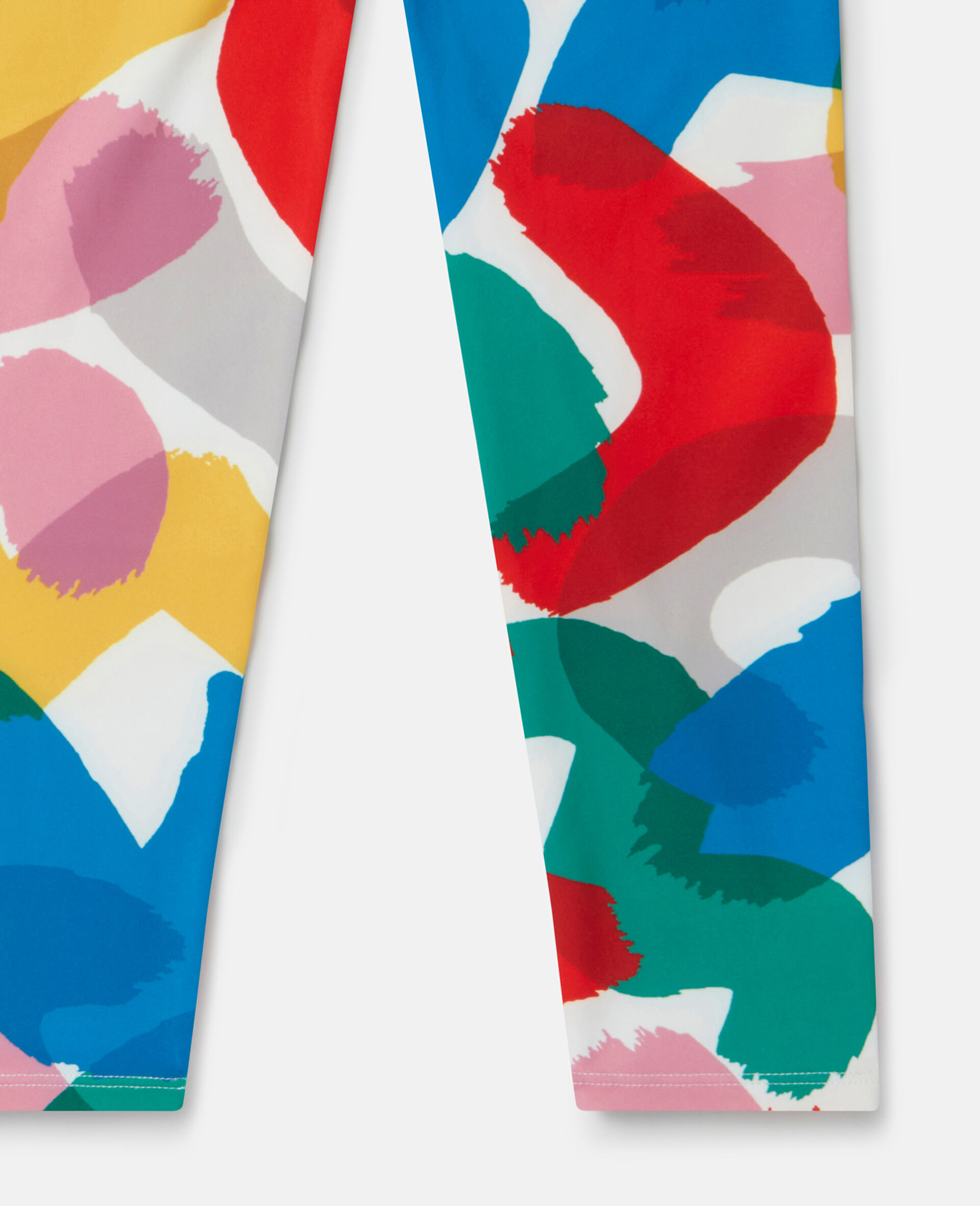 Smudge Print Leggings-Multicolour-large image number 3