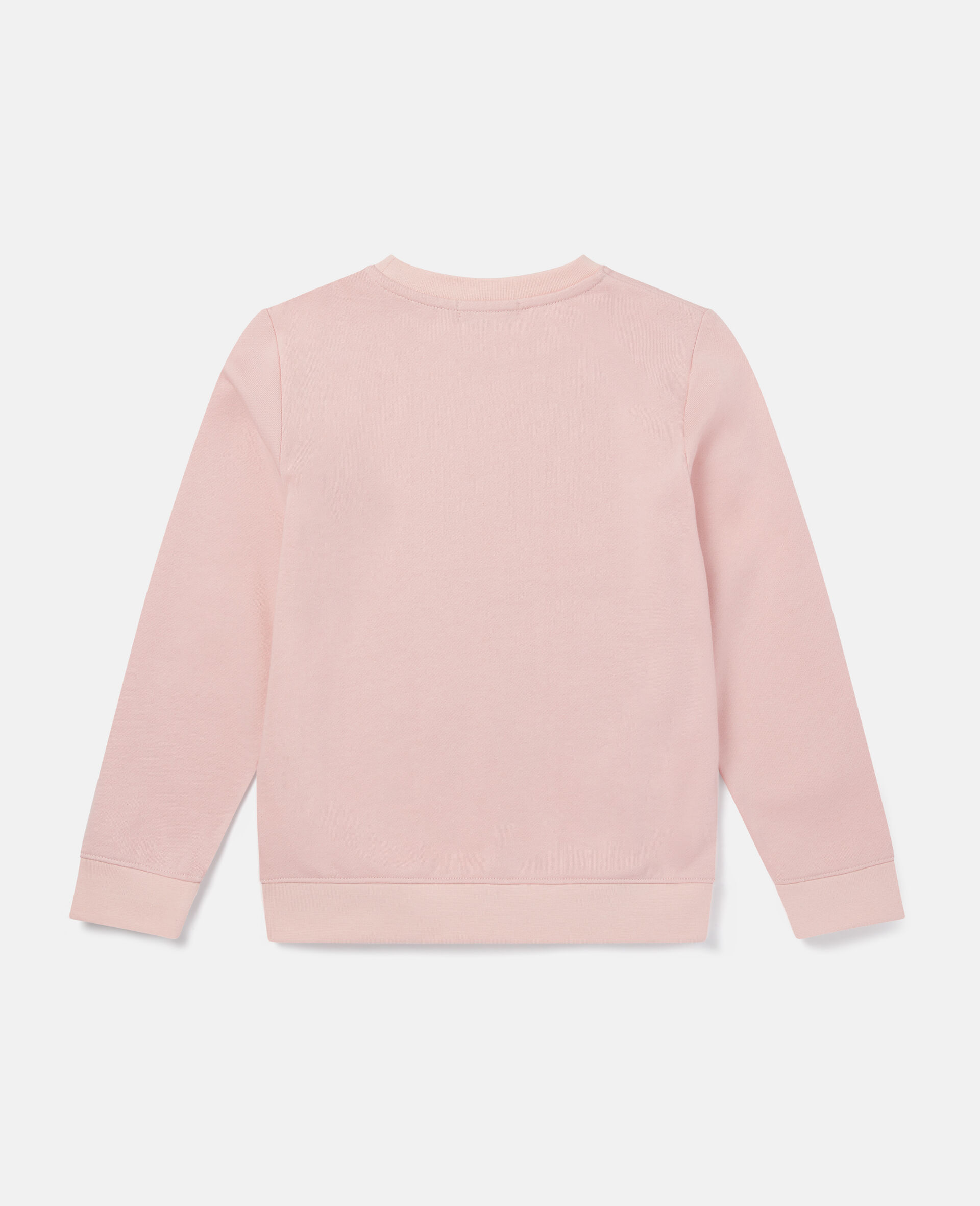 Mushroom Print Cotton Sweatshirt-Pink-large image number 3