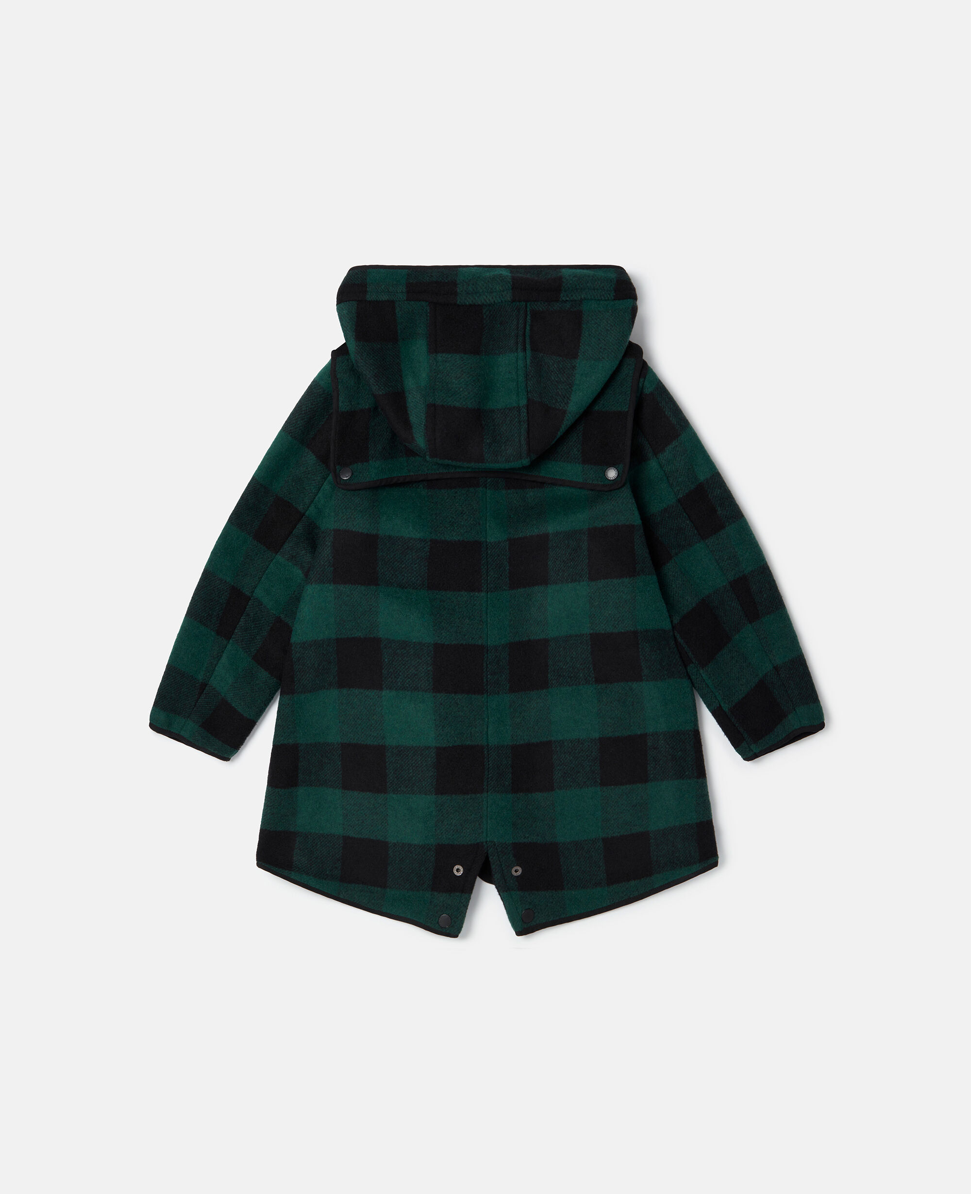 Stella mccartney plaid coat sales