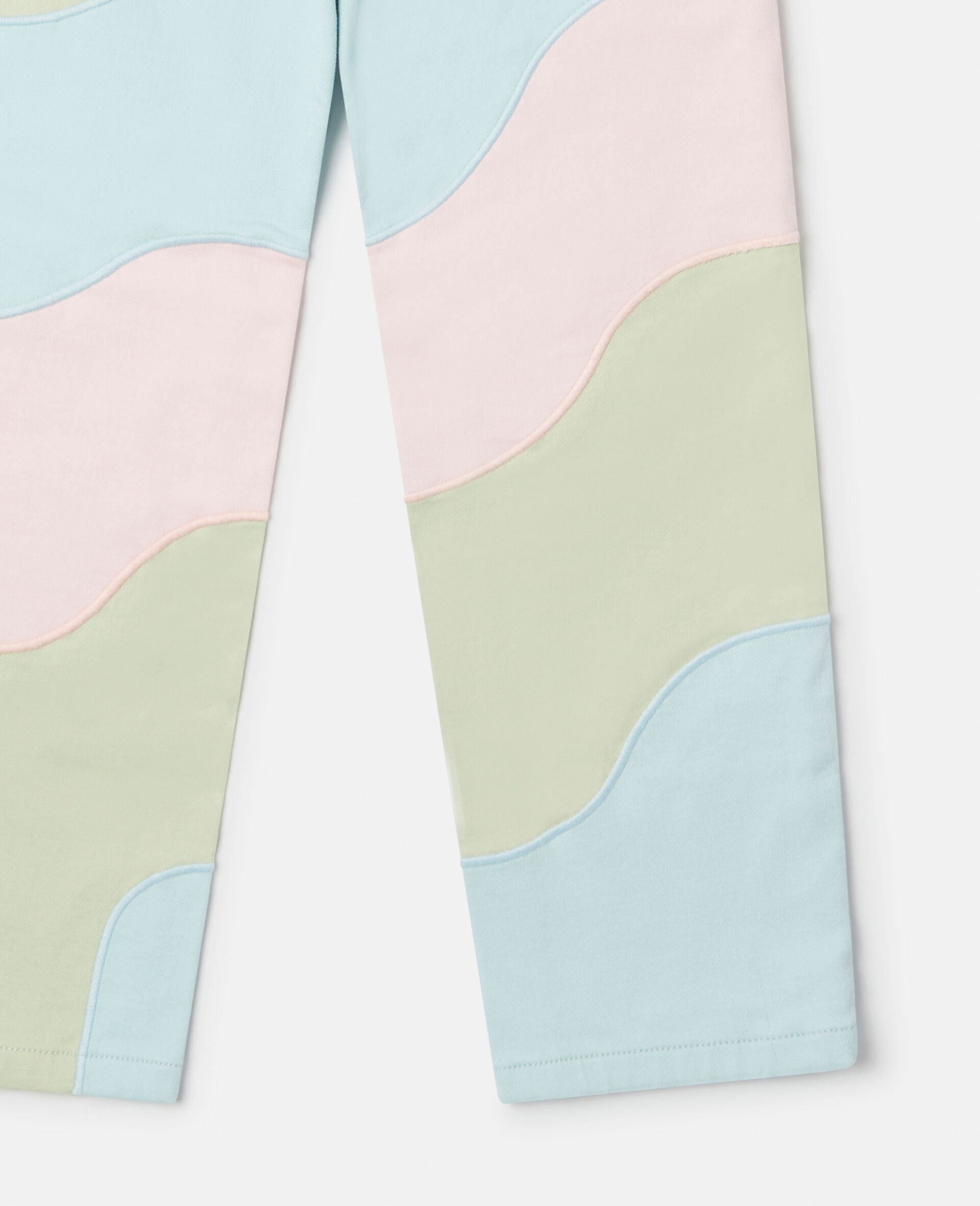 Pastel Wave Print Mom Jeans-Multicolour-large image number 3