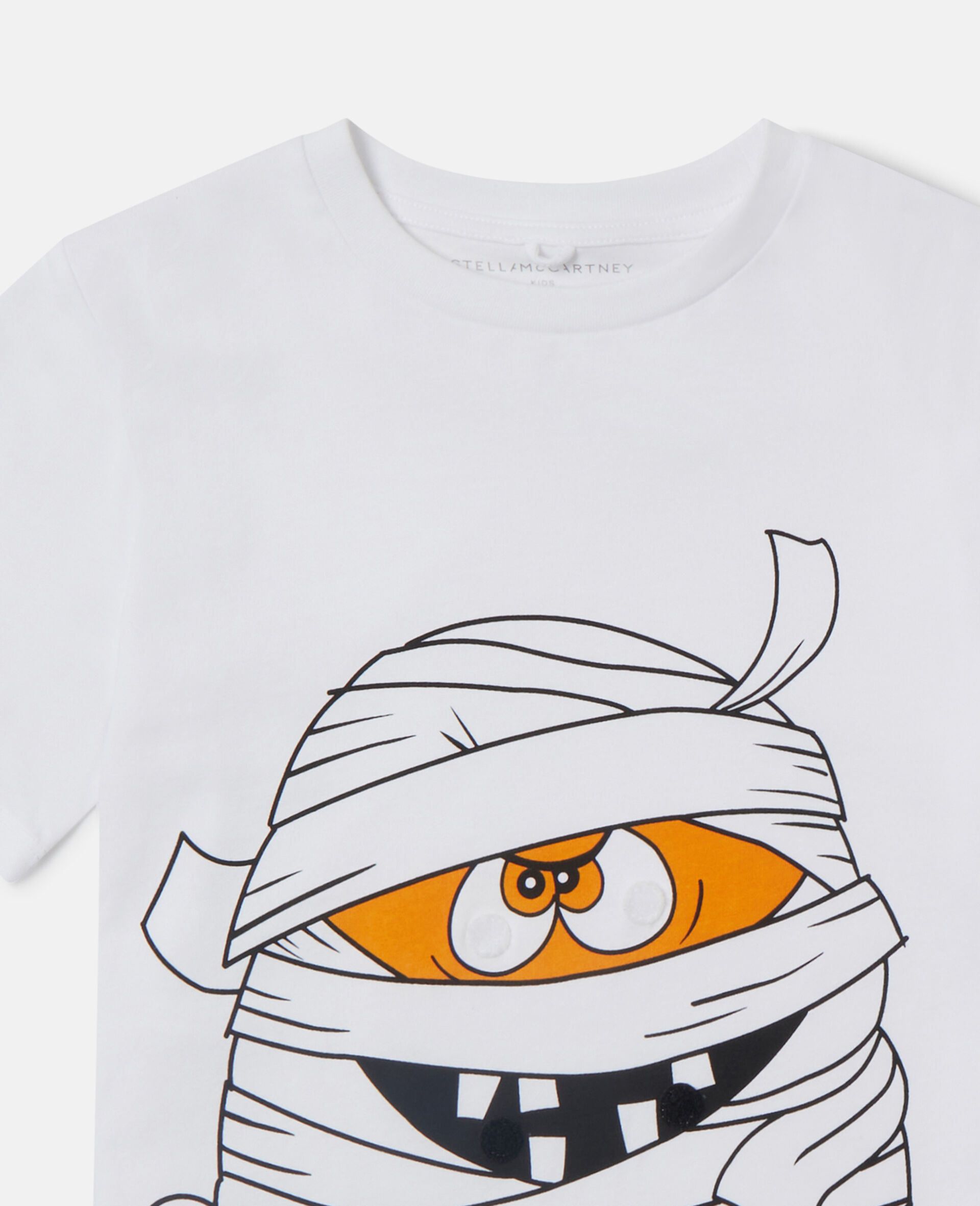 Zombie Graphic T-Shirt-White-medium