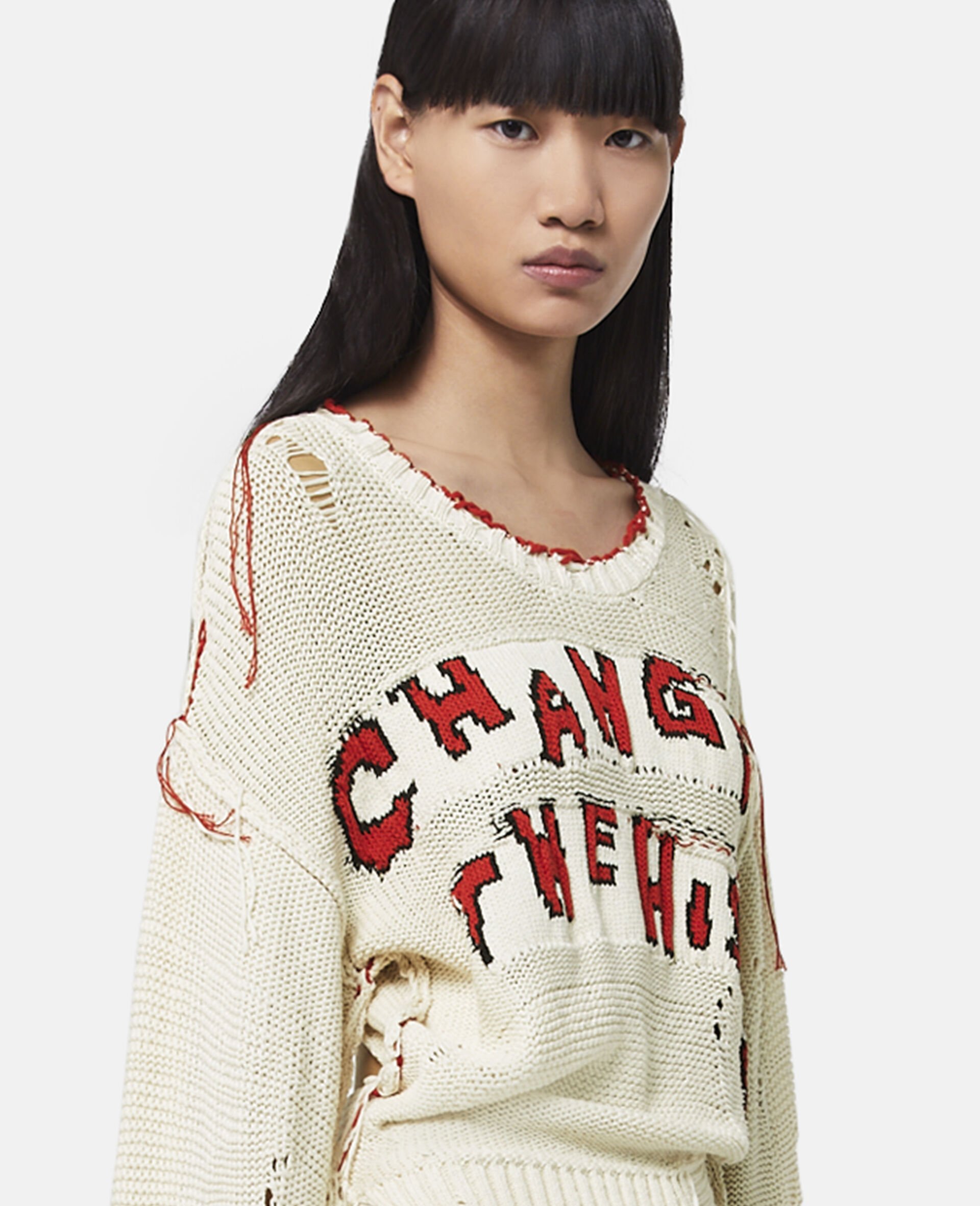 'CHANGE THE HISTORY' Jumper-Multicolour-large image number 4
