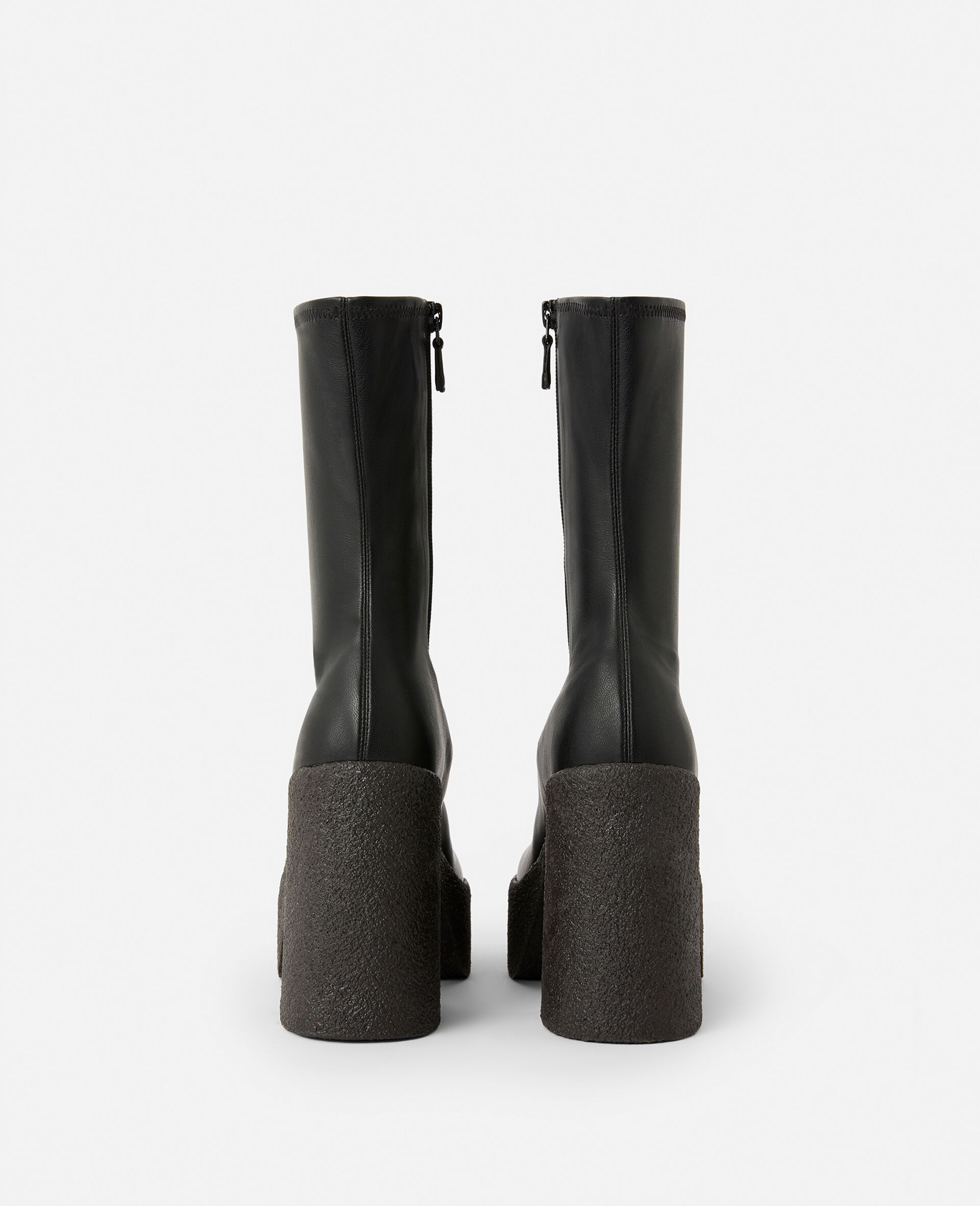 Women Black Chunky Ankle Boots | Stella McCartney US