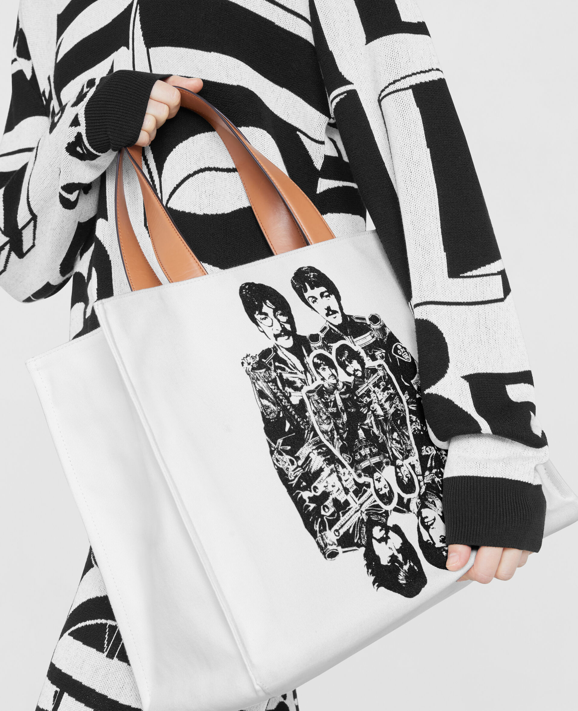 Get Back Canvas Tote Bag -White-large image number 2