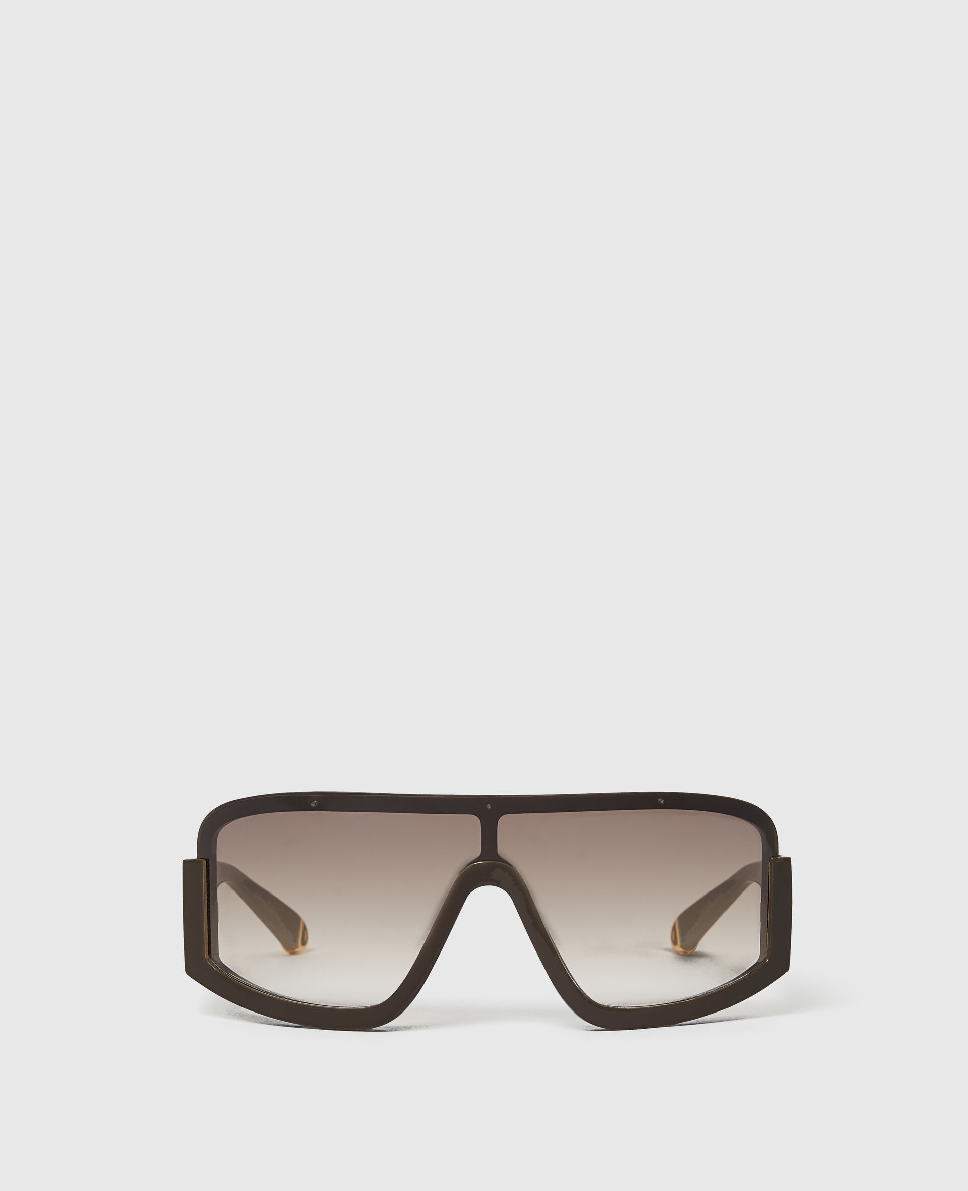 Chunky Straight-Edge Sunglasses-Black-large image number 0