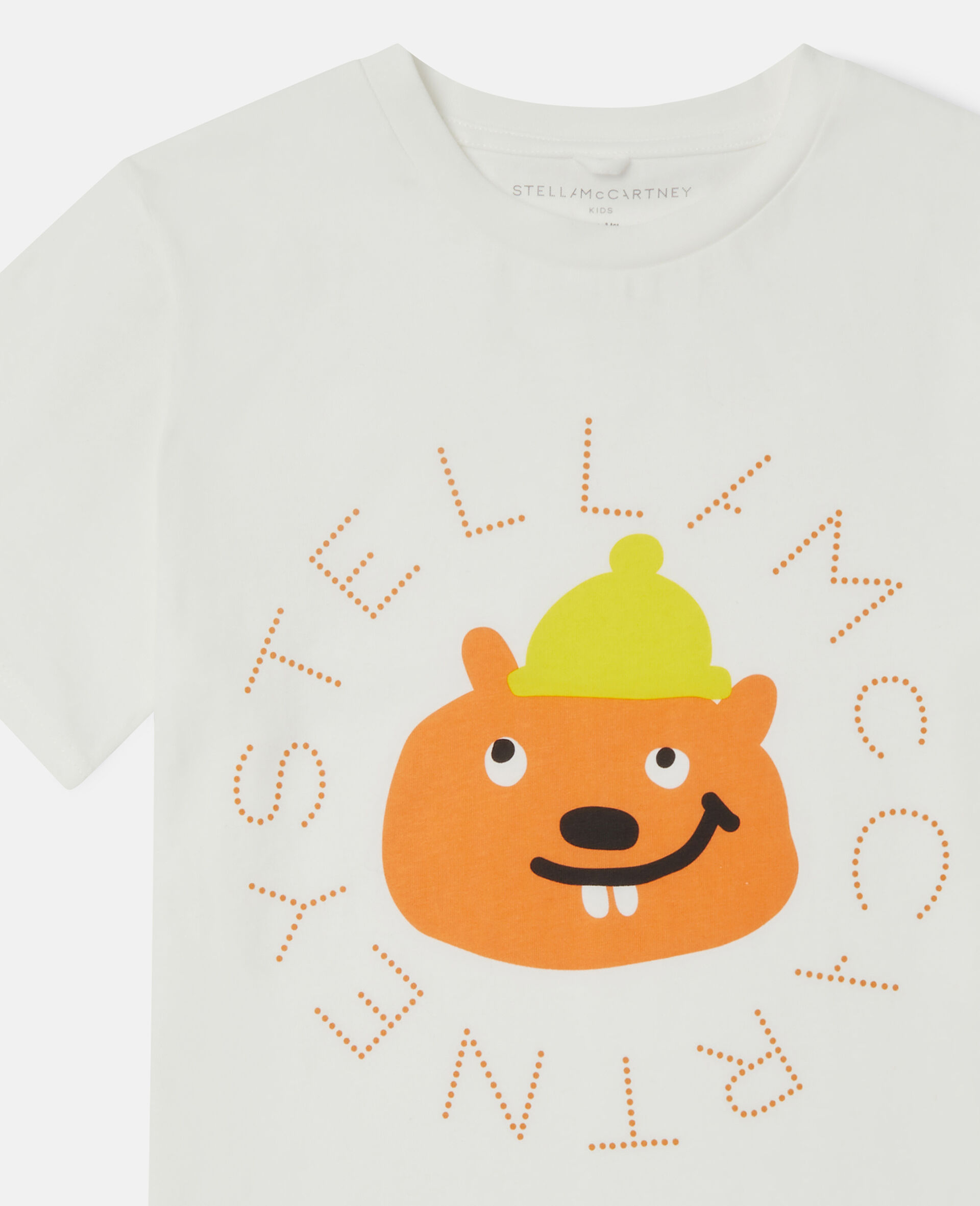 スクワレル グラフィックTシャツ-ホワイト-medium